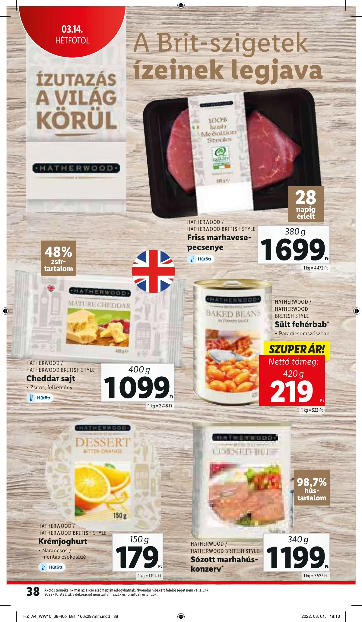 Lidl akciós újság 03.10–03.16 – 38. oldal