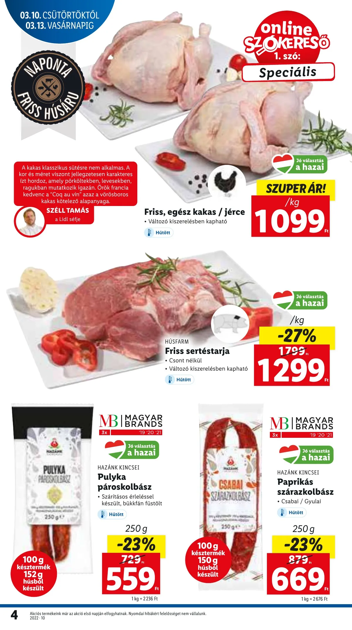 Lidl akciós újság 03.10–03.16 – 4. oldal