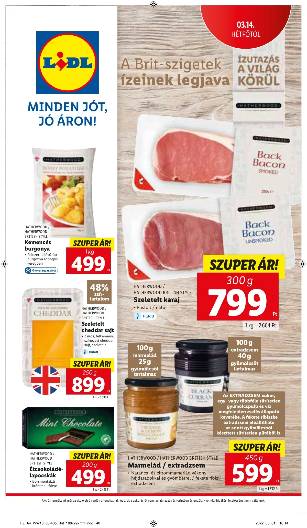 Lidl akciós újság 03.10–03.16 – 40. oldal