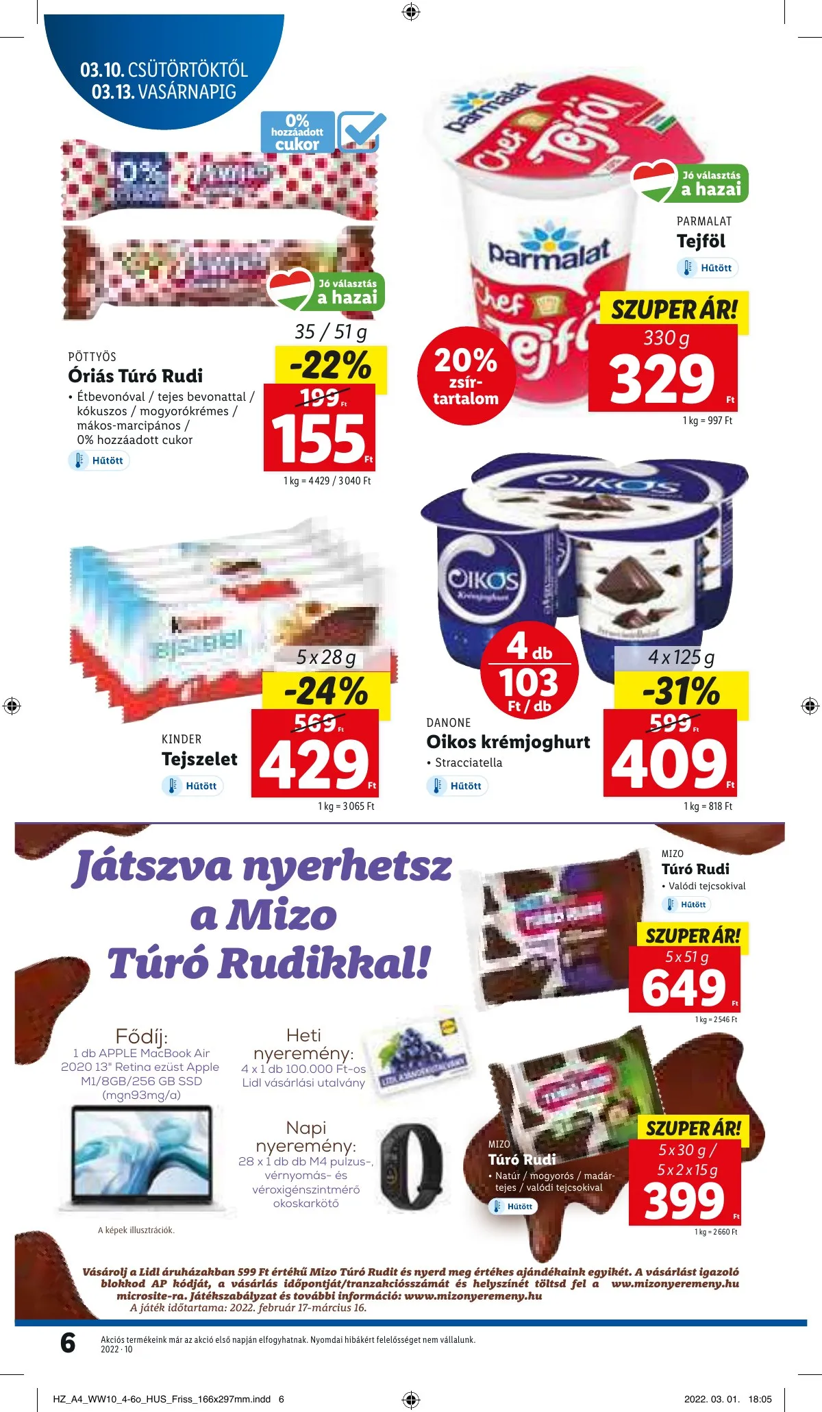Lidl akciós újság 03.10–03.16 – 6. oldal