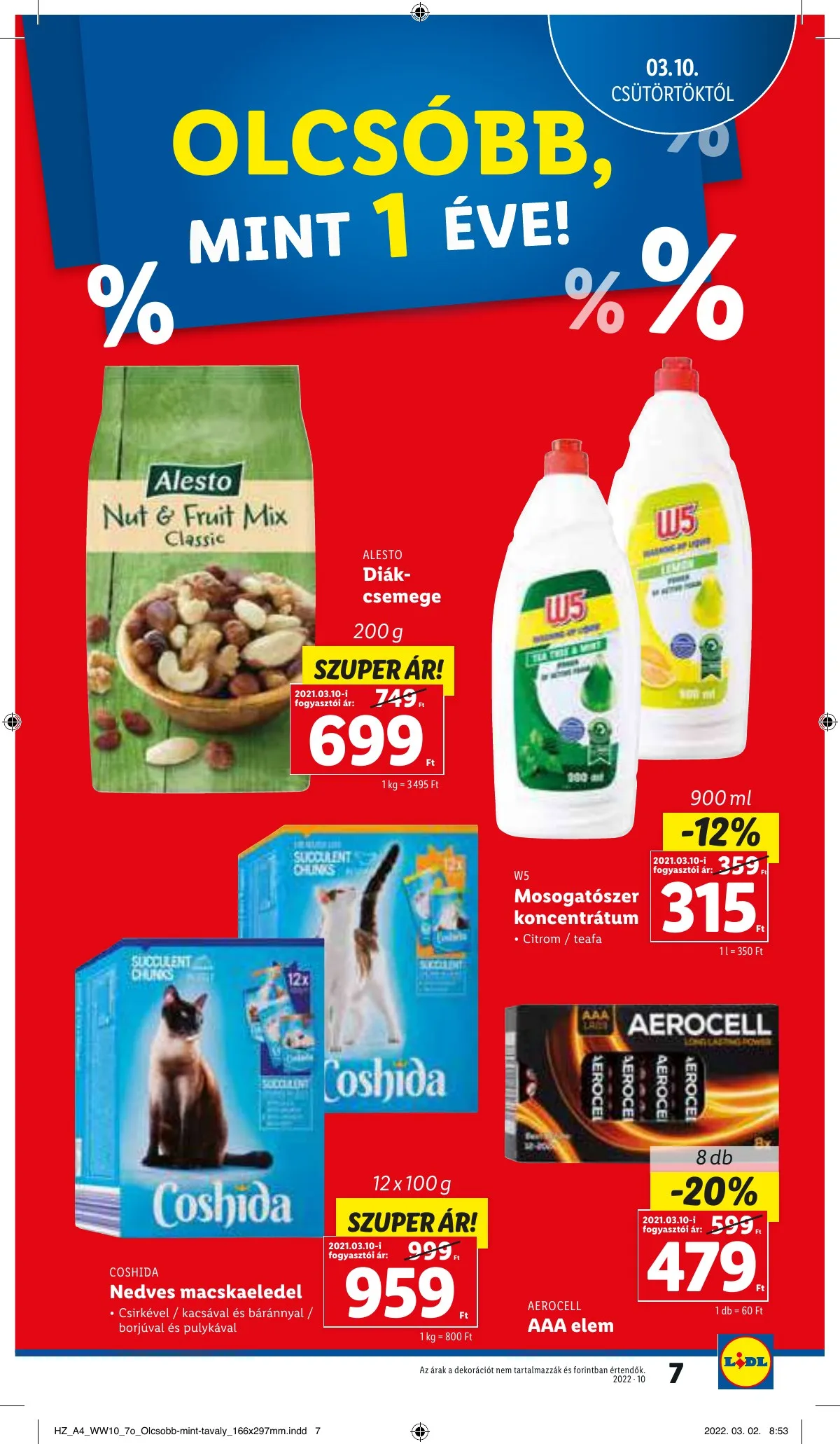 Lidl akciós újság 03.10–03.16 – 7. oldal