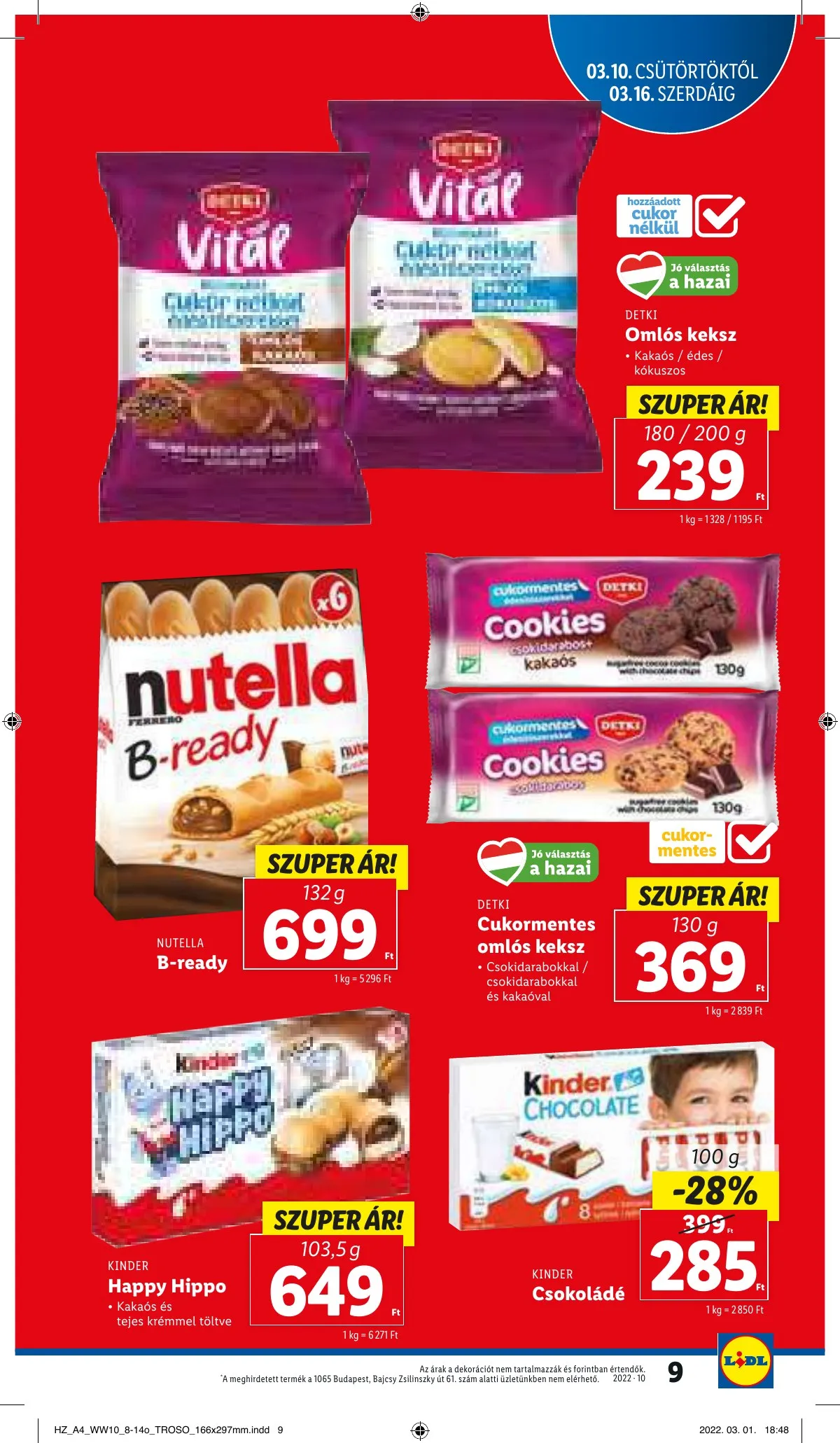 Lidl akciós újság 03.10–03.16 – 9. oldal