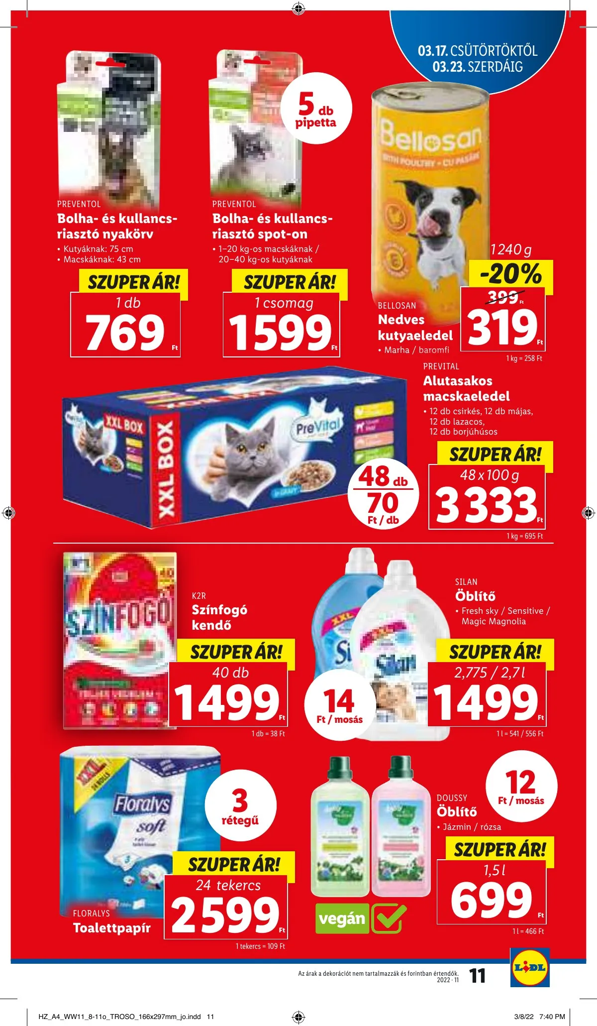 Lidl akciós újság 03.17–03.23 – 11. oldal