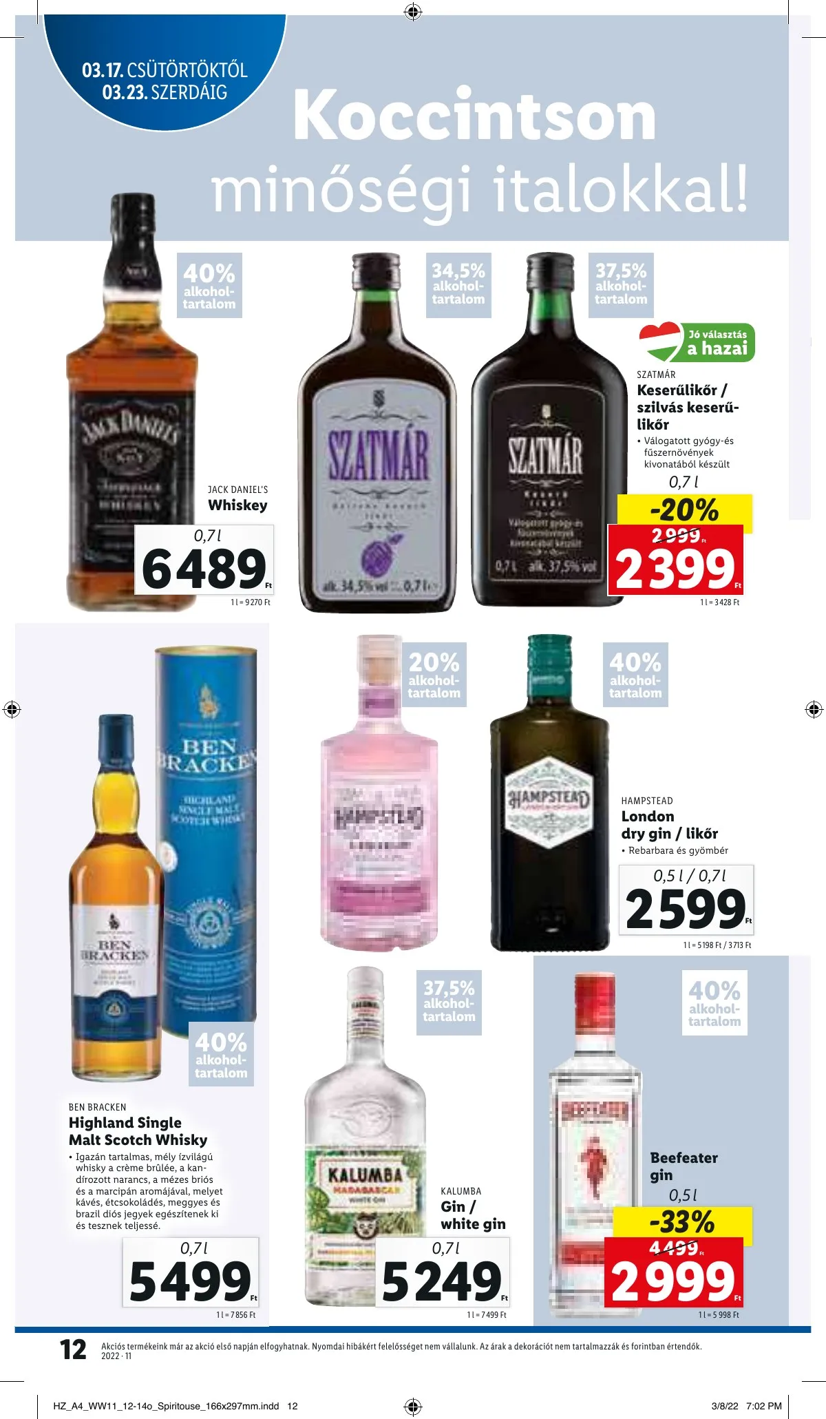 Lidl akciós újság 03.17–03.23 – 12. oldal