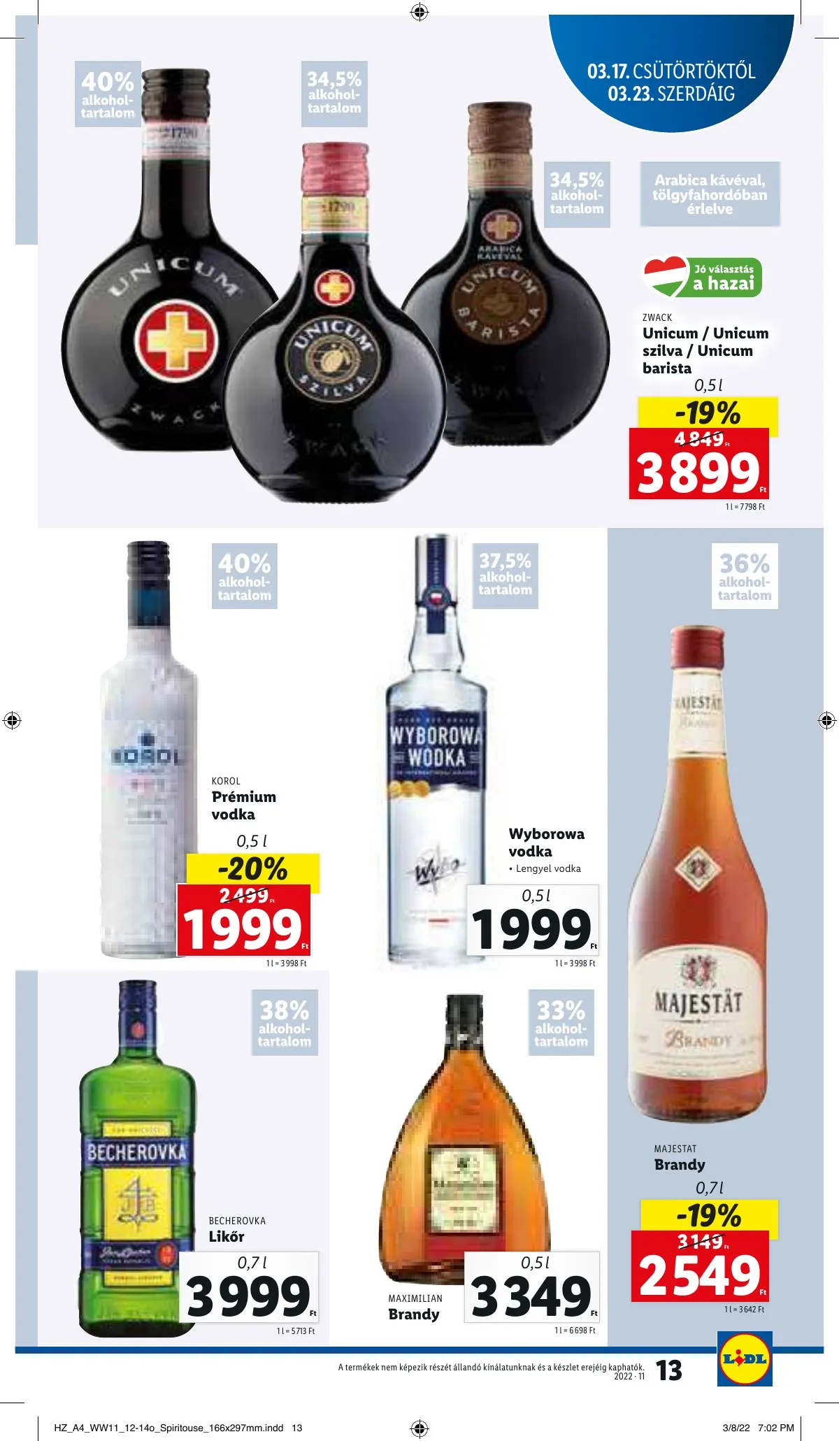 Lidl akciós újság 03.17–03.23 – 13. oldal