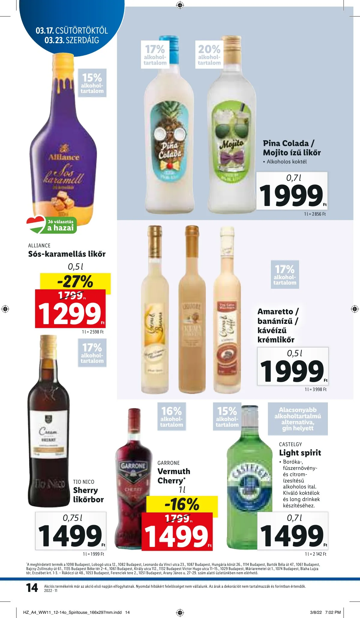 Lidl akciós újság 03.17–03.23 – 14. oldal