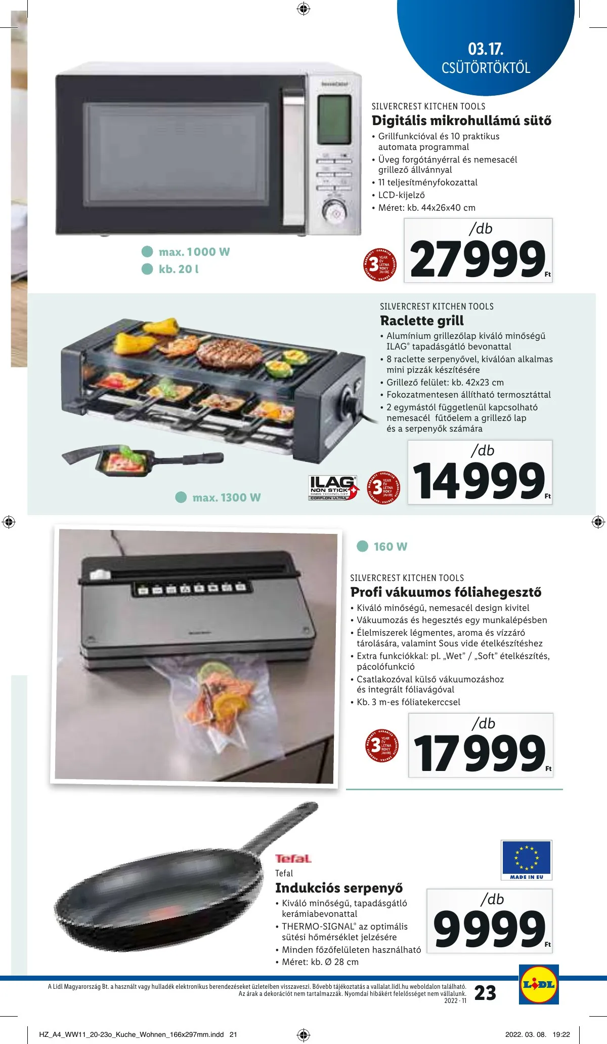 Lidl akciós újság 03.17–03.23 – 23. oldal