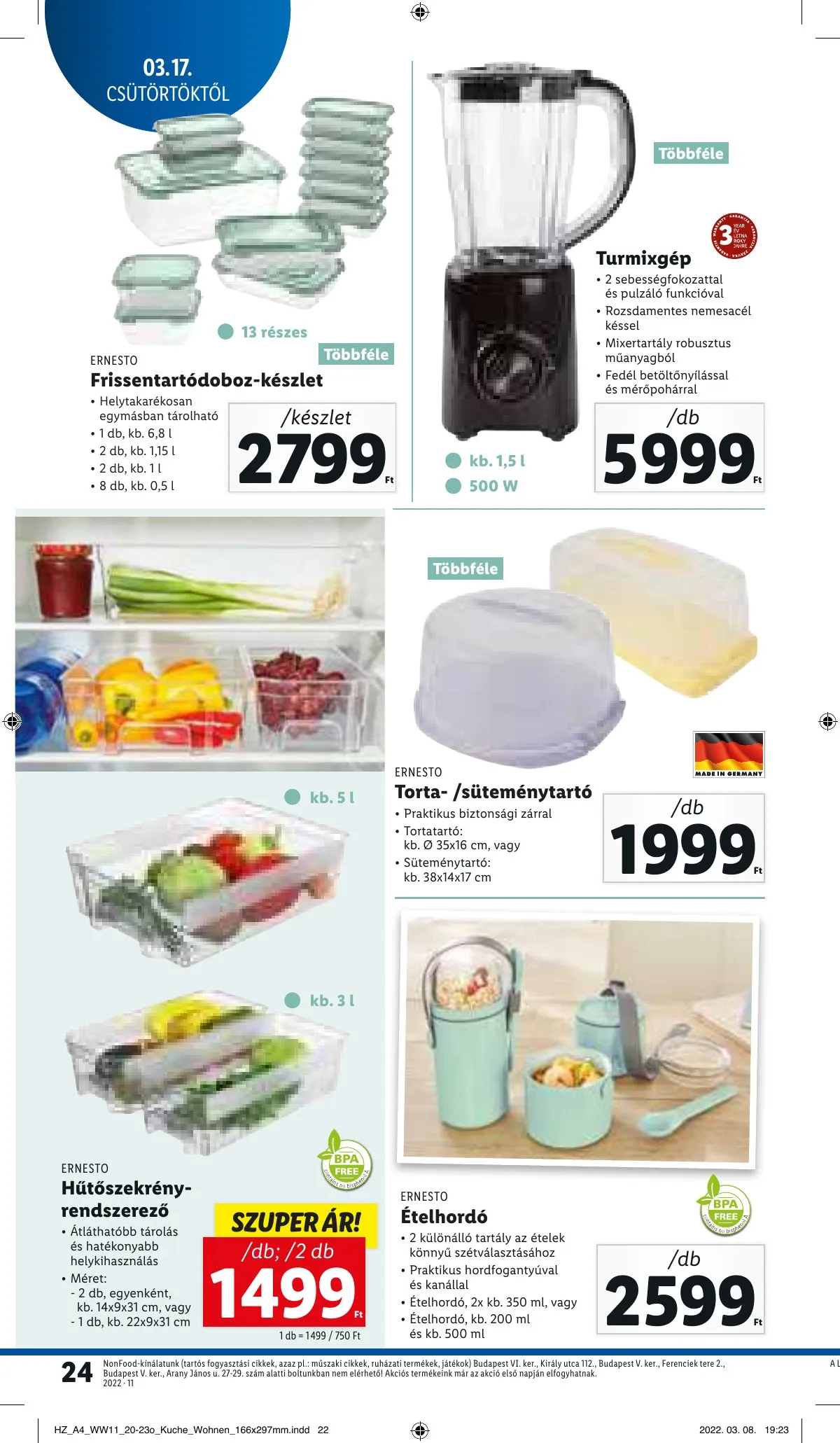 Lidl akciós újság 03.17–03.23 – 24. oldal