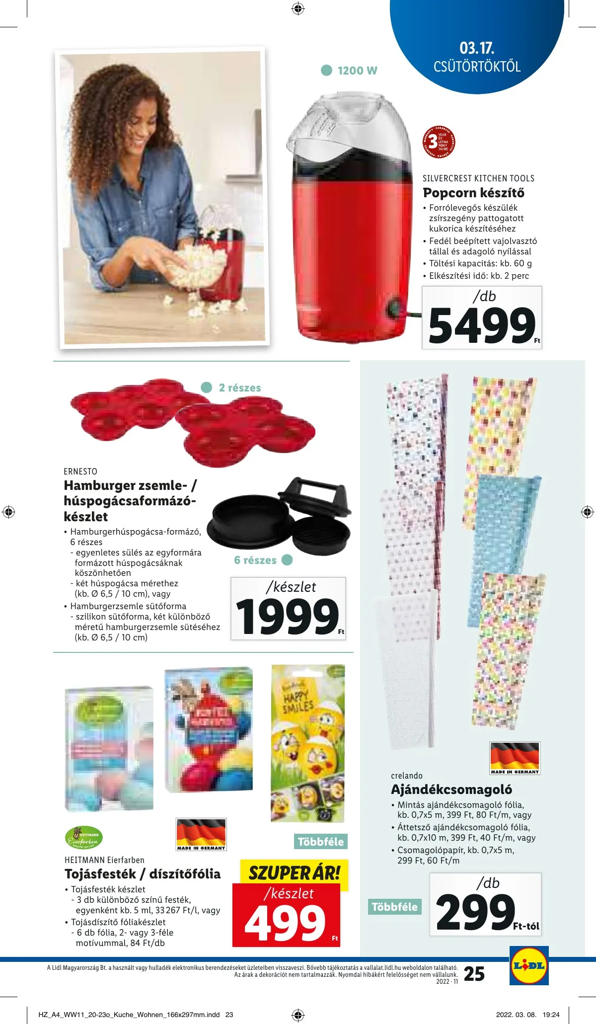 Lidl akciós újság 03.17–03.23 – 25. oldal
