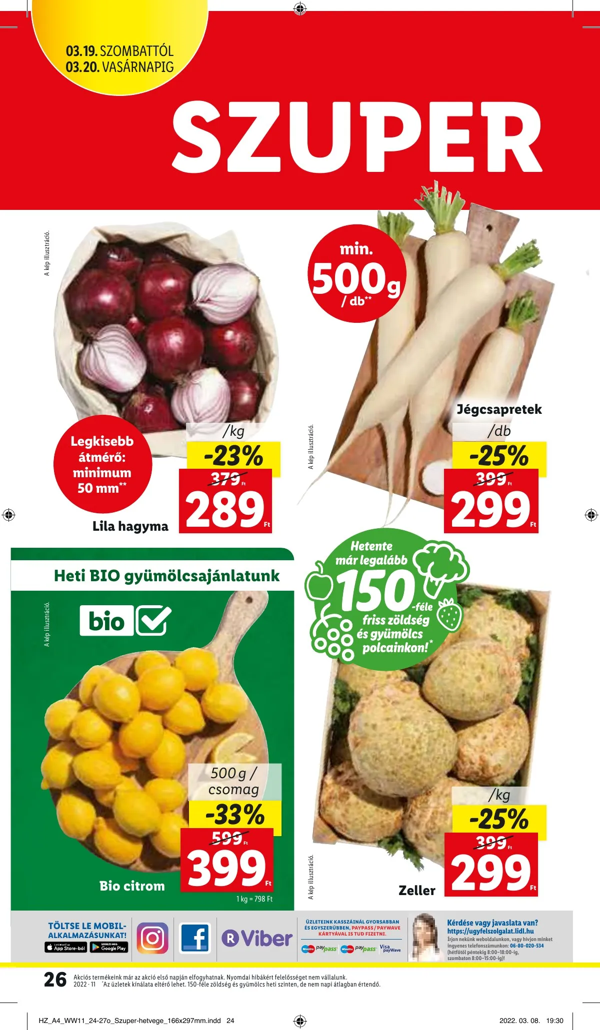 Lidl akciós újság 03.17–03.23 – 26. oldal