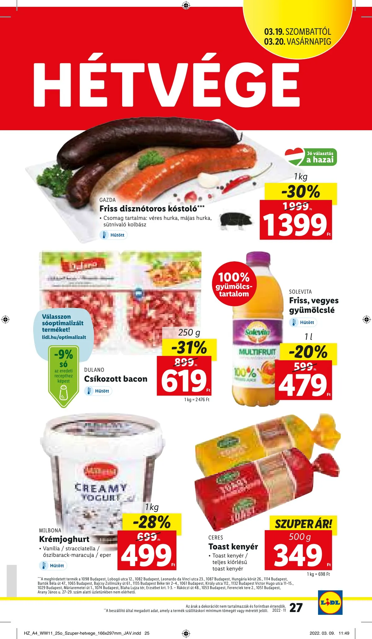 Lidl akciós újság 03.17–03.23 – 27. oldal