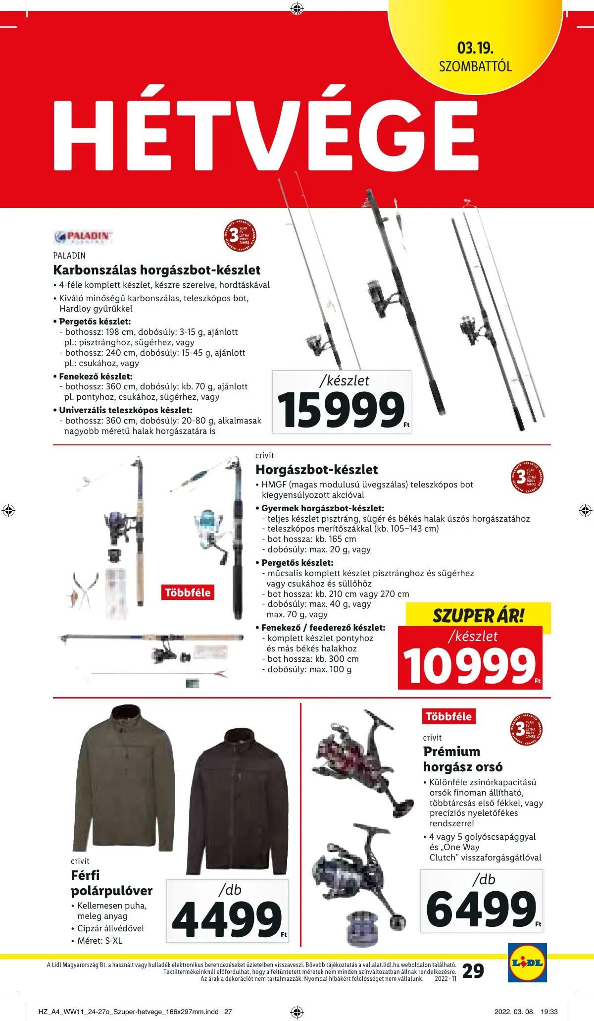 Lidl akciós újság 03.17–03.23 – 29. oldal