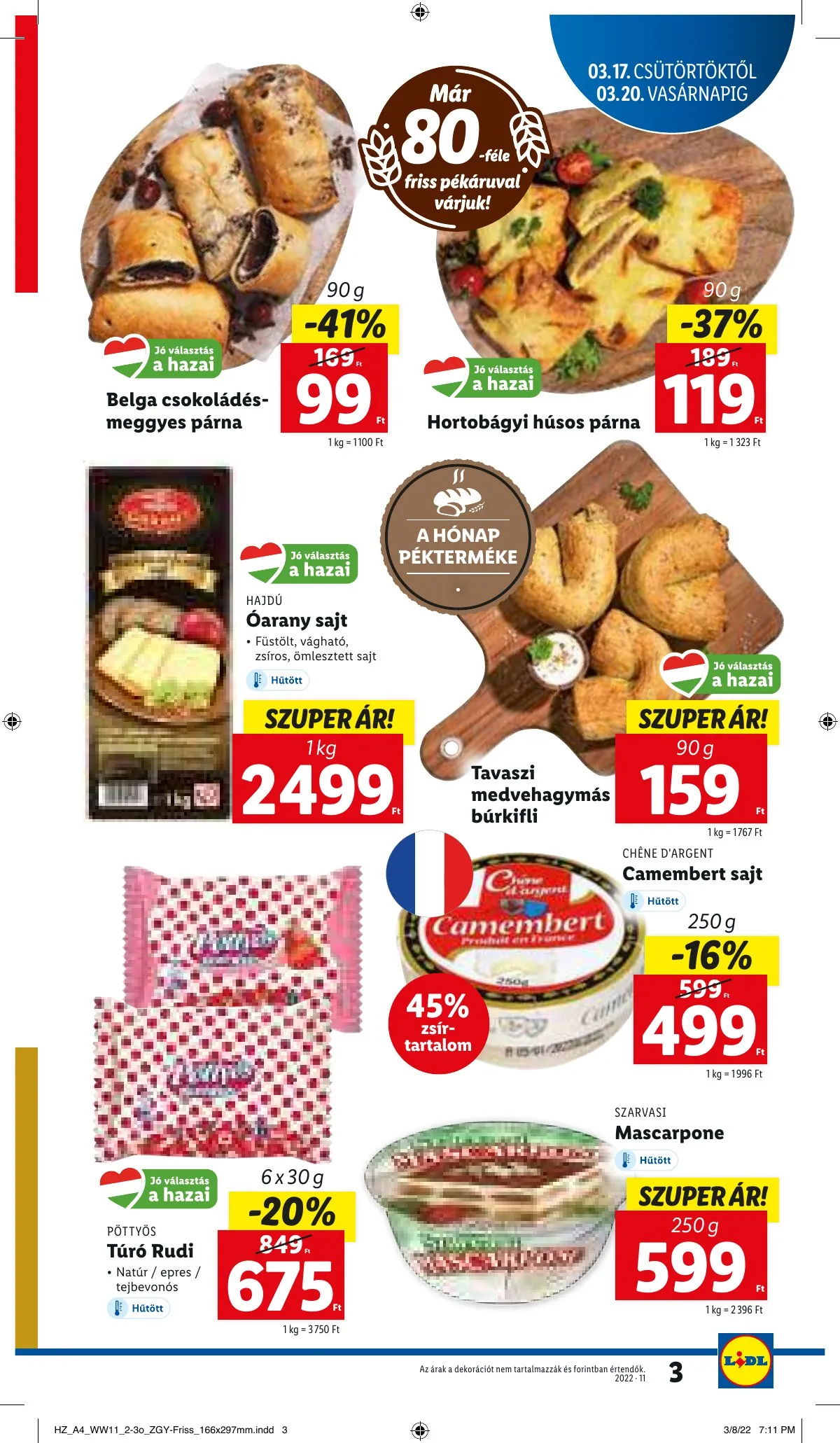 Lidl akciós újság 03.17–03.23 – 3. oldal