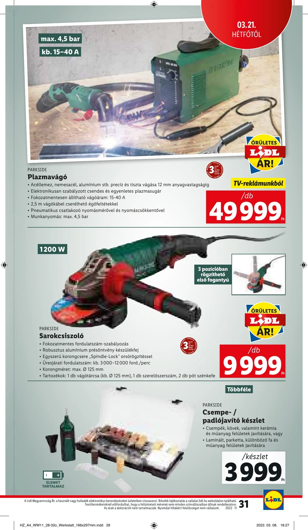 Lidl akciós újság 03.17–03.23 – 31. oldal