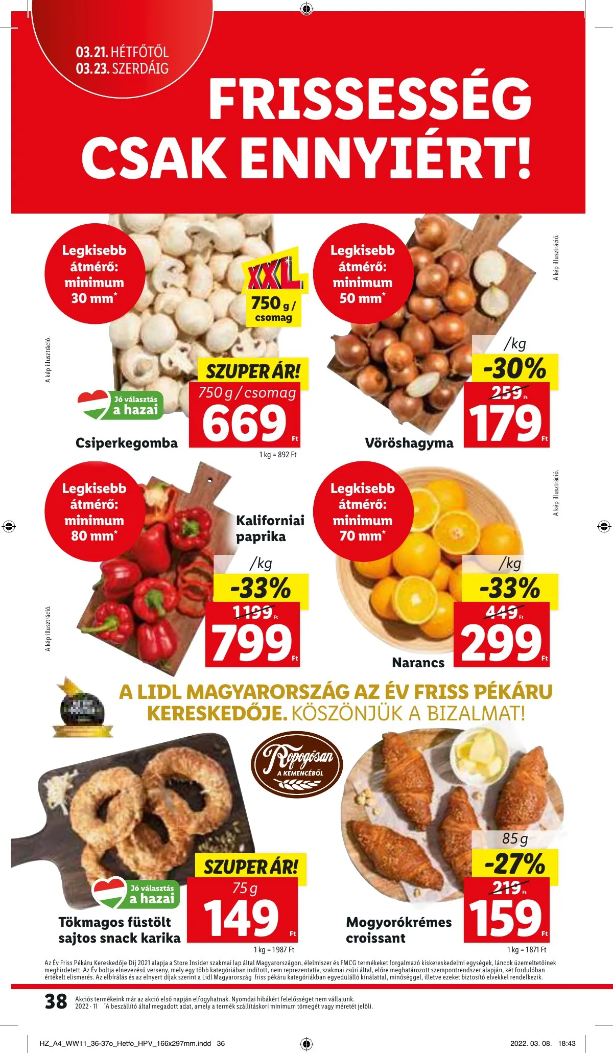 Lidl akciós újság 03.17–03.23 – 38. oldal