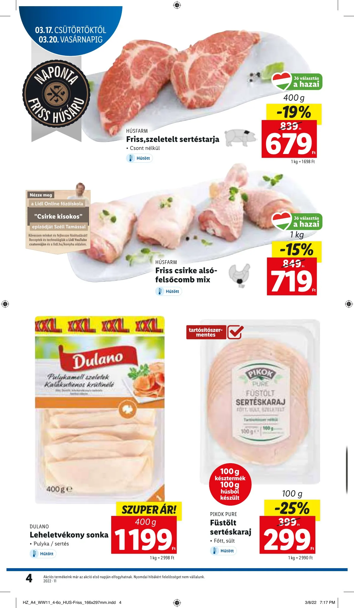 Lidl akciós újság 03.17–03.23 – 4. oldal