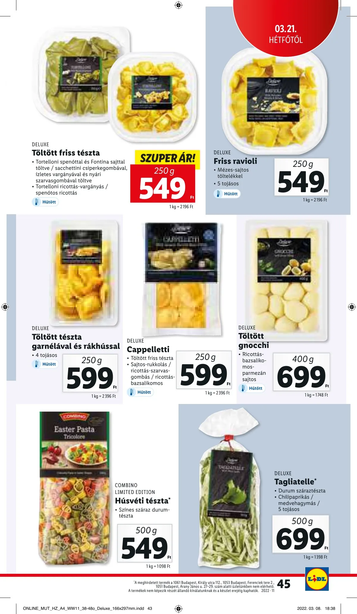 Lidl akciós újság 03.17–03.23 – 45. oldal