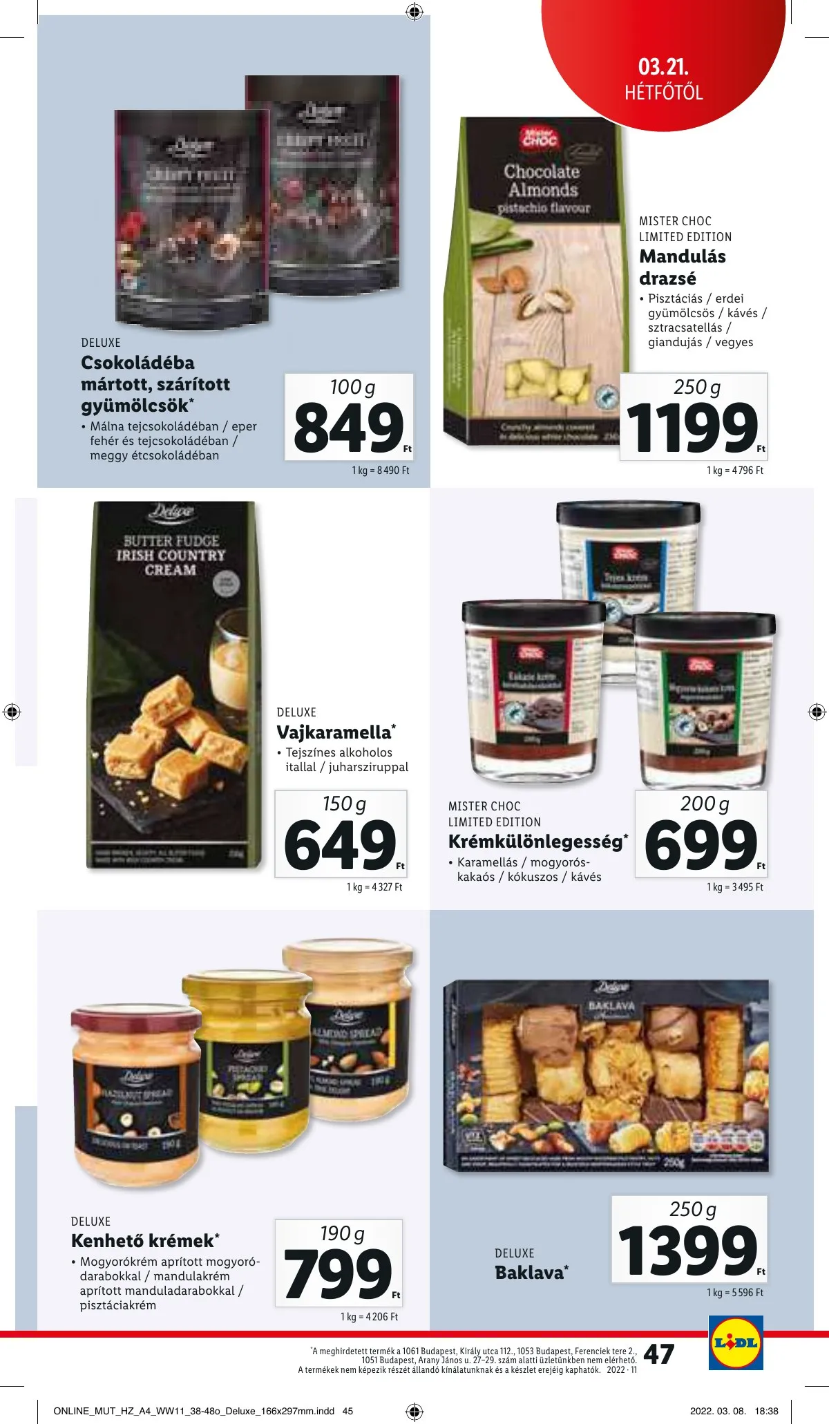 Lidl akciós újság 03.17–03.23 – 47. oldal