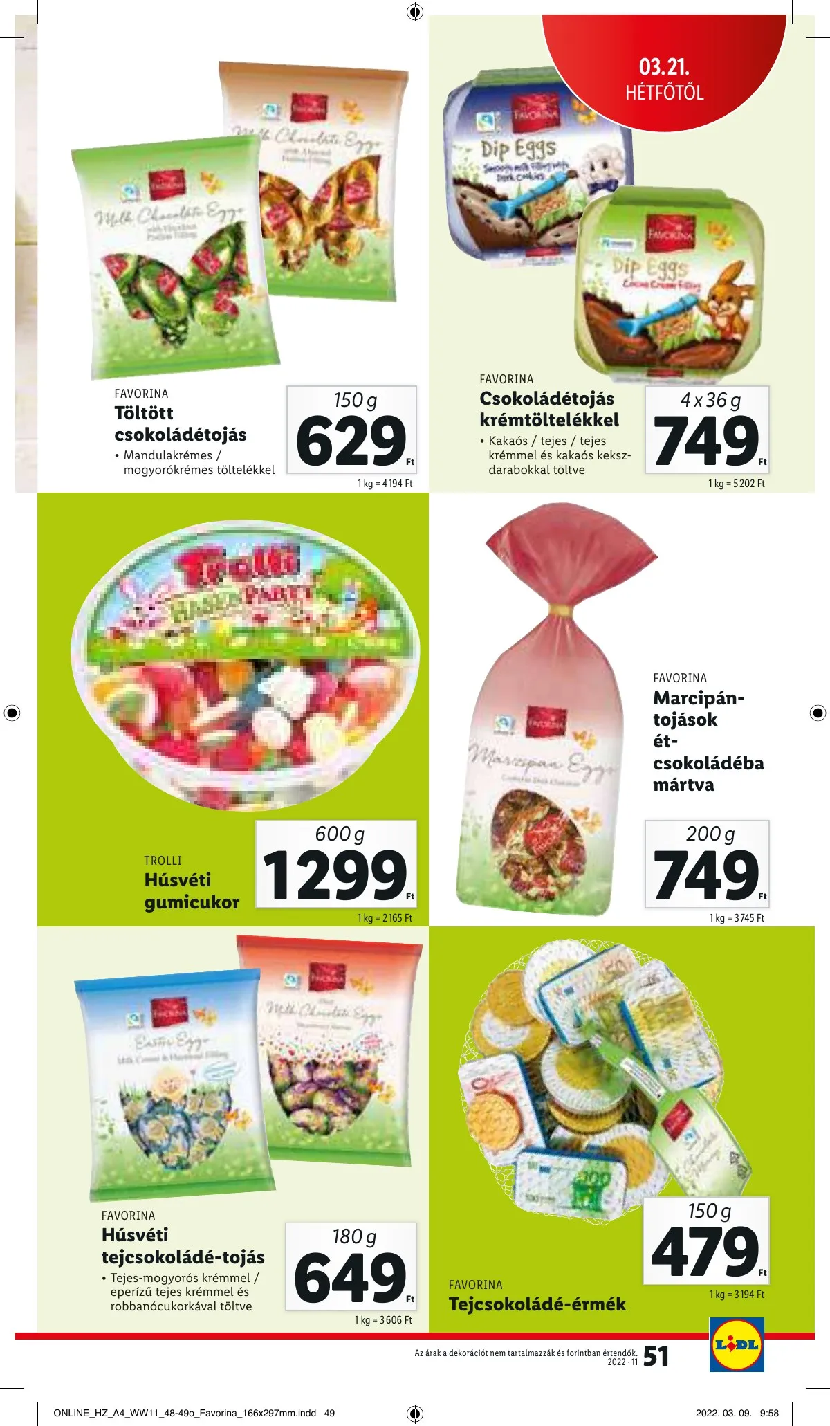 Lidl akciós újság 03.17–03.23 – 51. oldal