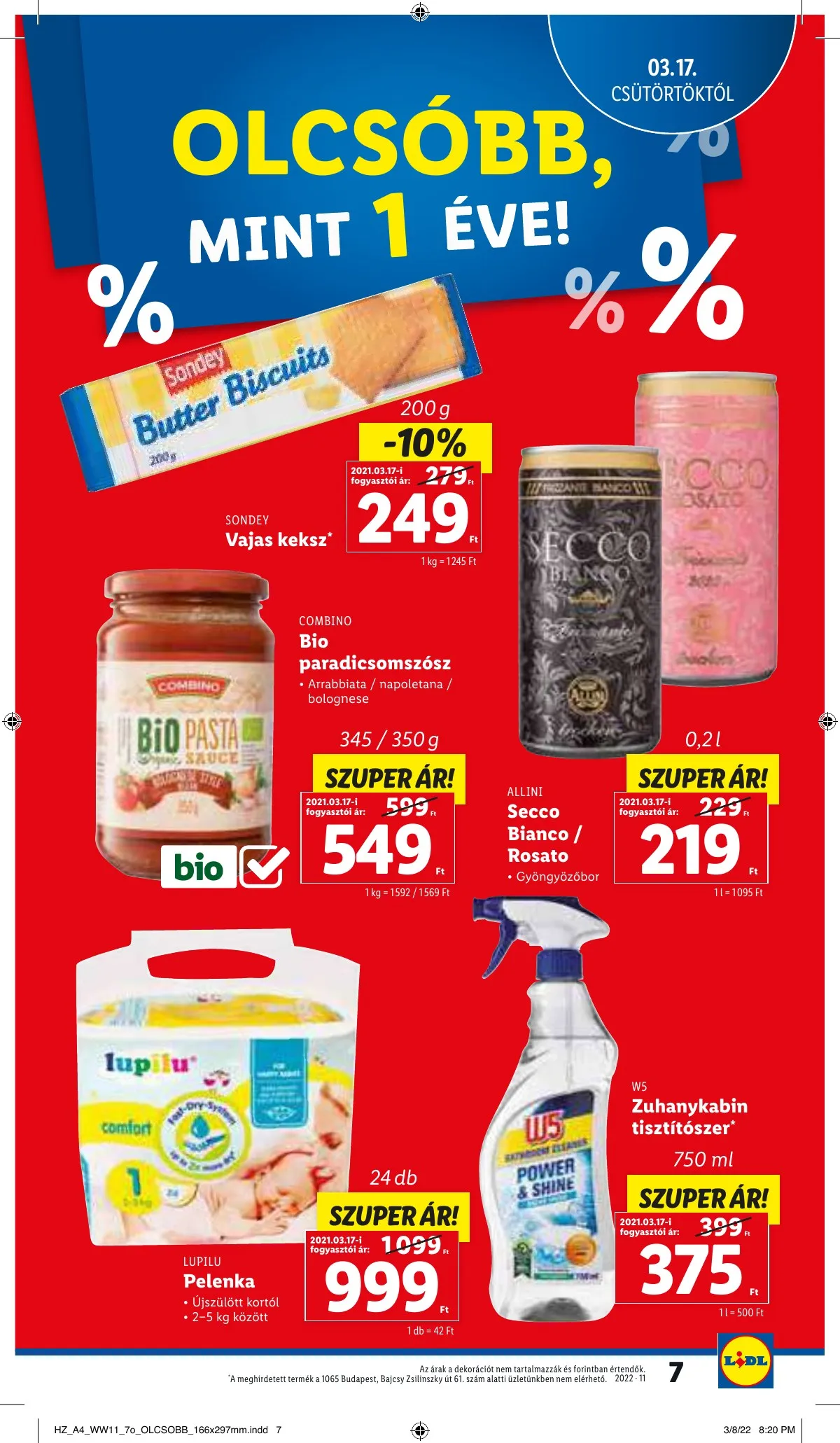Lidl akciós újság 03.17–03.23 – 7. oldal