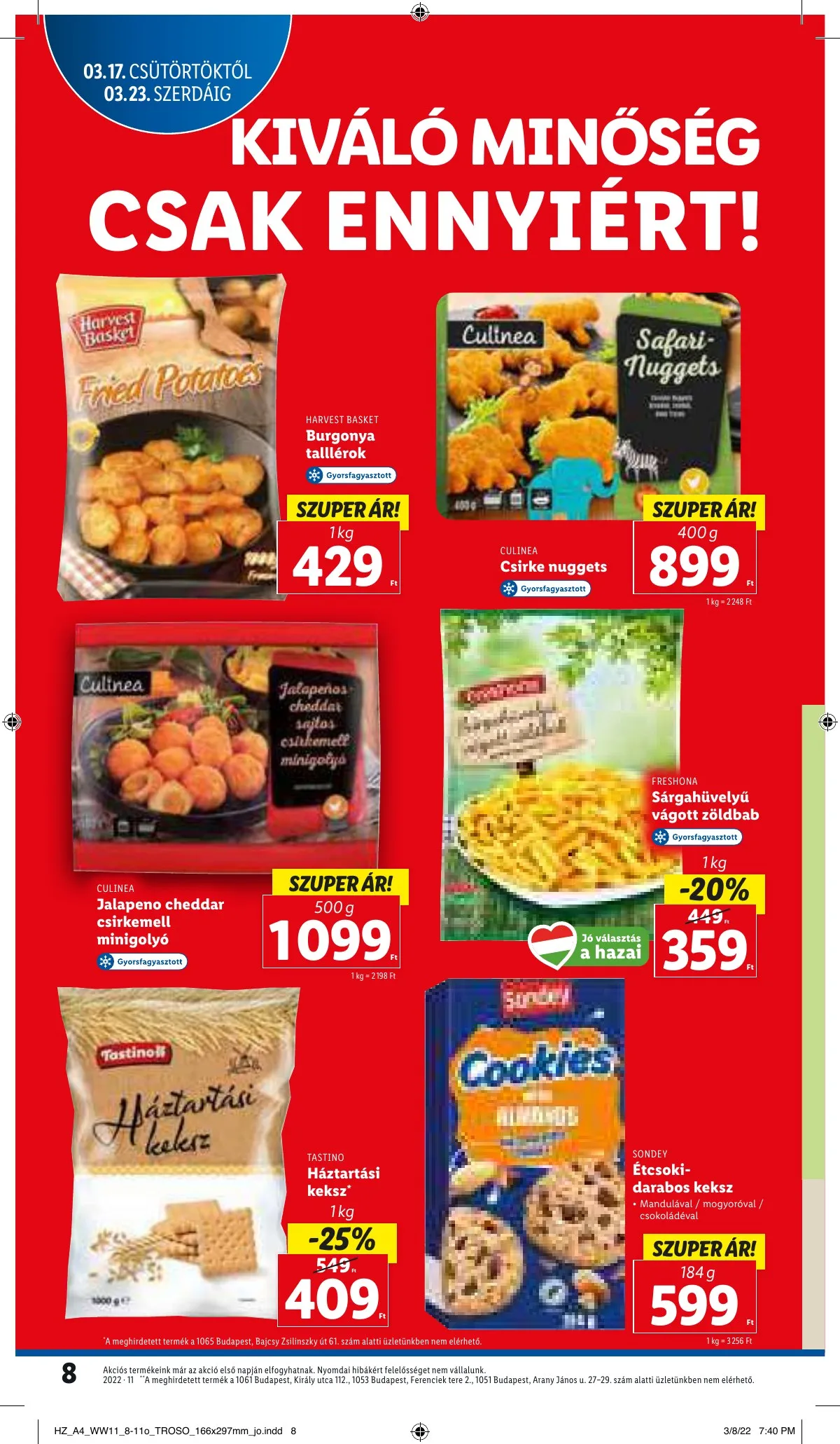 Lidl akciós újság 03.17–03.23 – 8. oldal