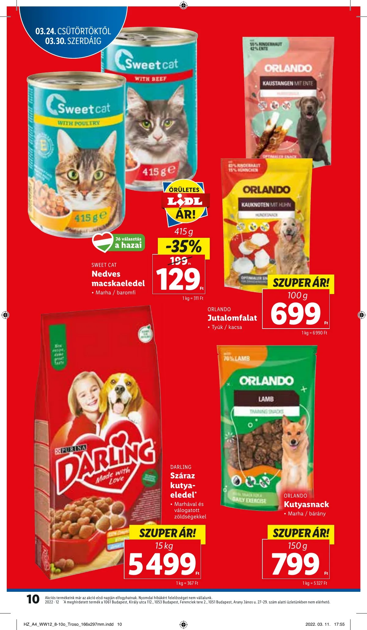 Lidl akciós újság 03.24–03.30 – 10. oldal