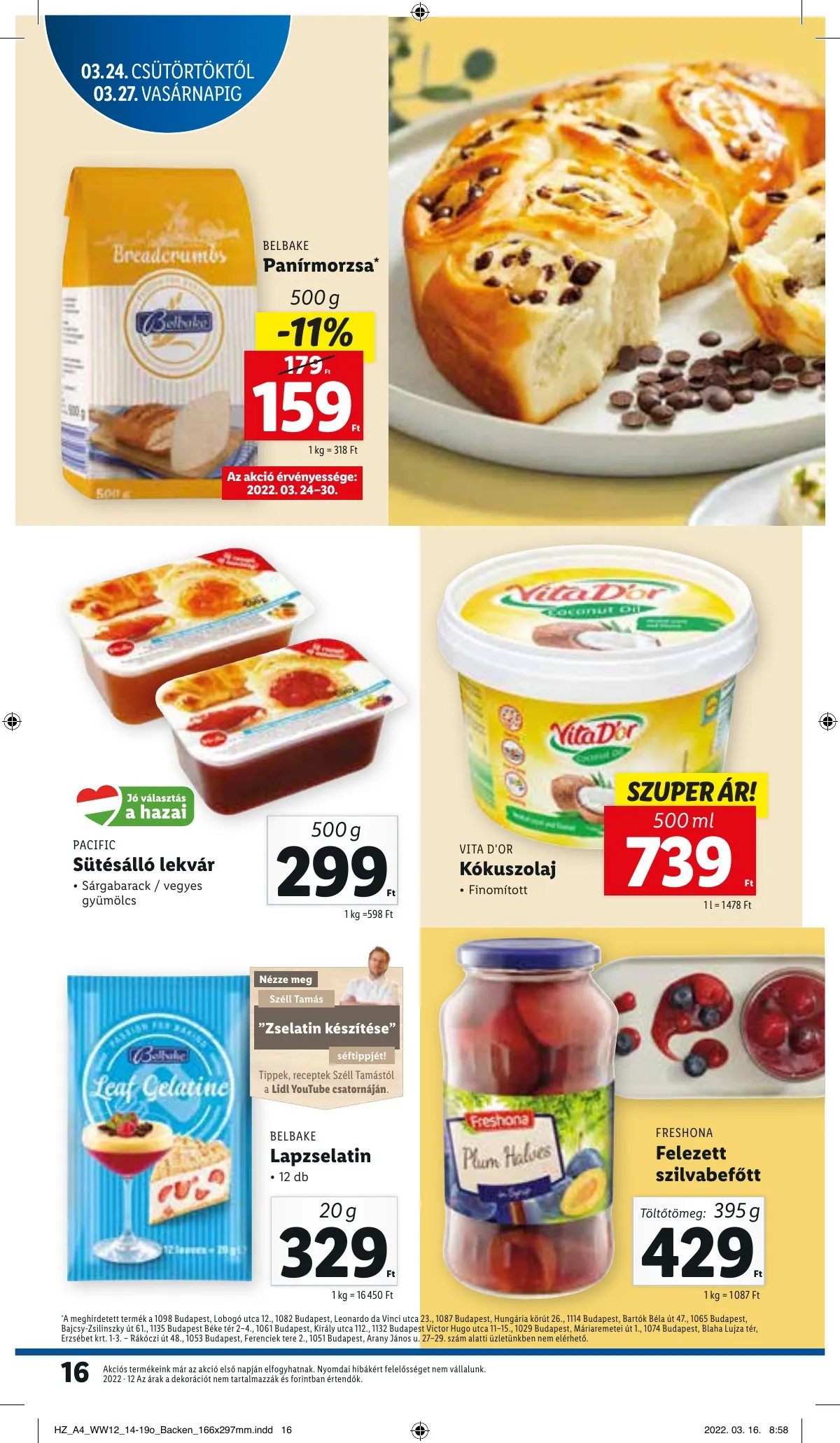 Lidl akciós újság 03.24–03.30 – 16. oldal
