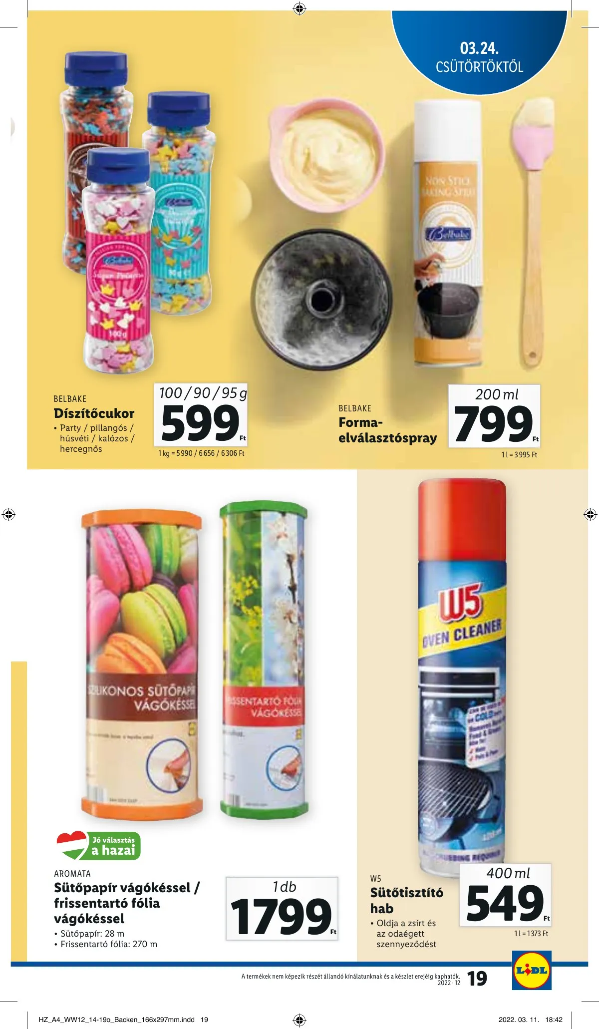 Lidl akciós újság 03.24–03.30 – 19. oldal