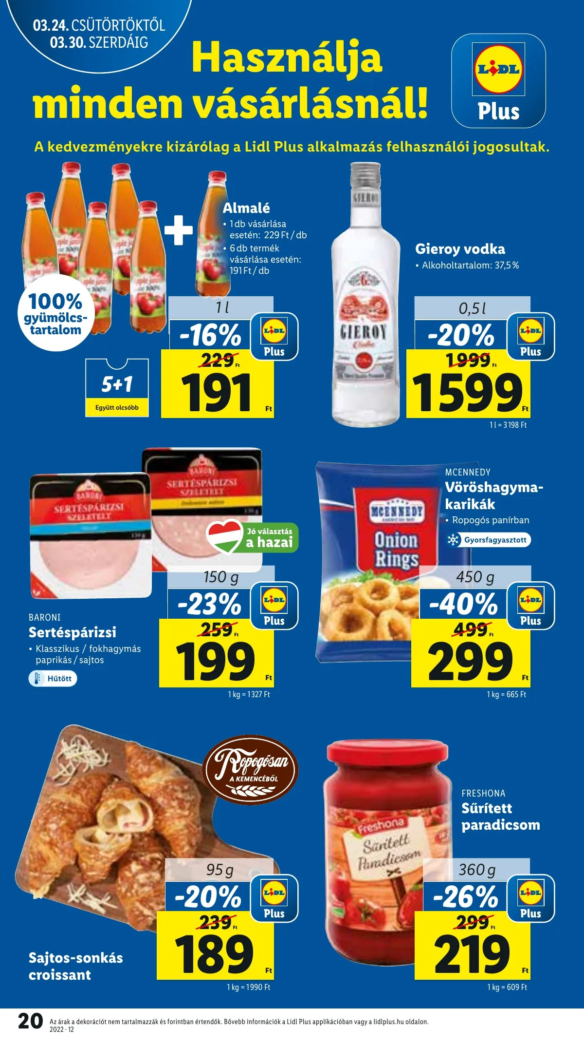 Lidl akciós újság 03.24–03.30 – 20. oldal