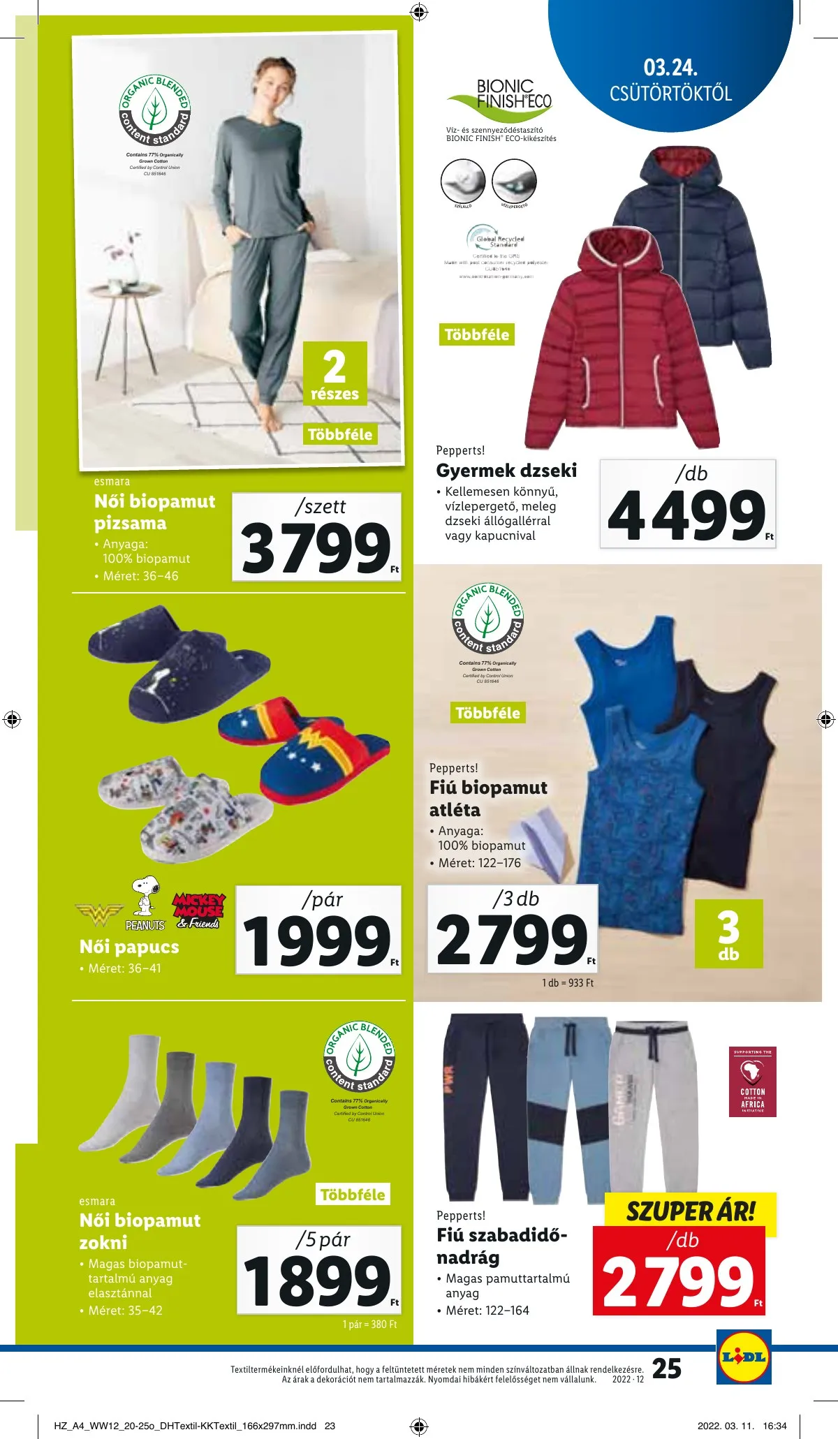 Lidl akciós újság 03.24–03.30 – 25. oldal