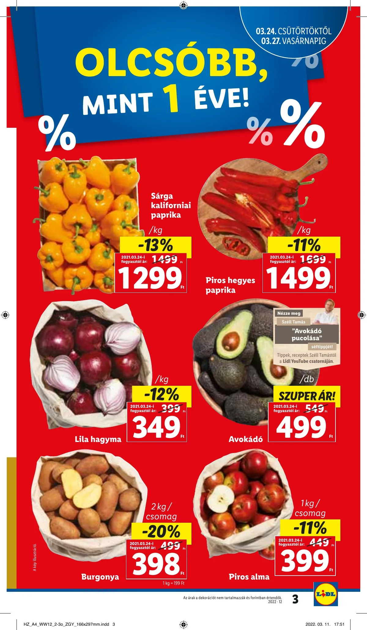 Lidl akciós újság 03.24–03.30 – 3. oldal
