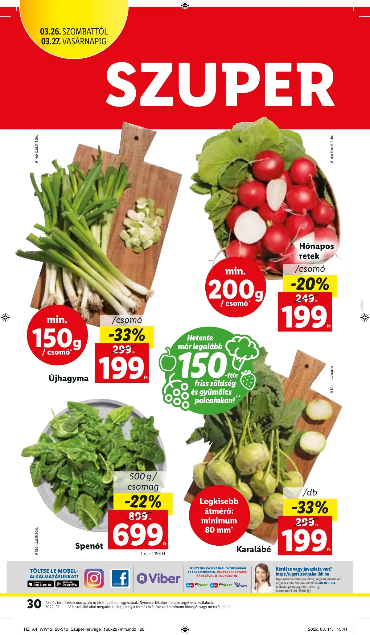 Lidl akciós újság 03.24–03.30 – 30. oldal