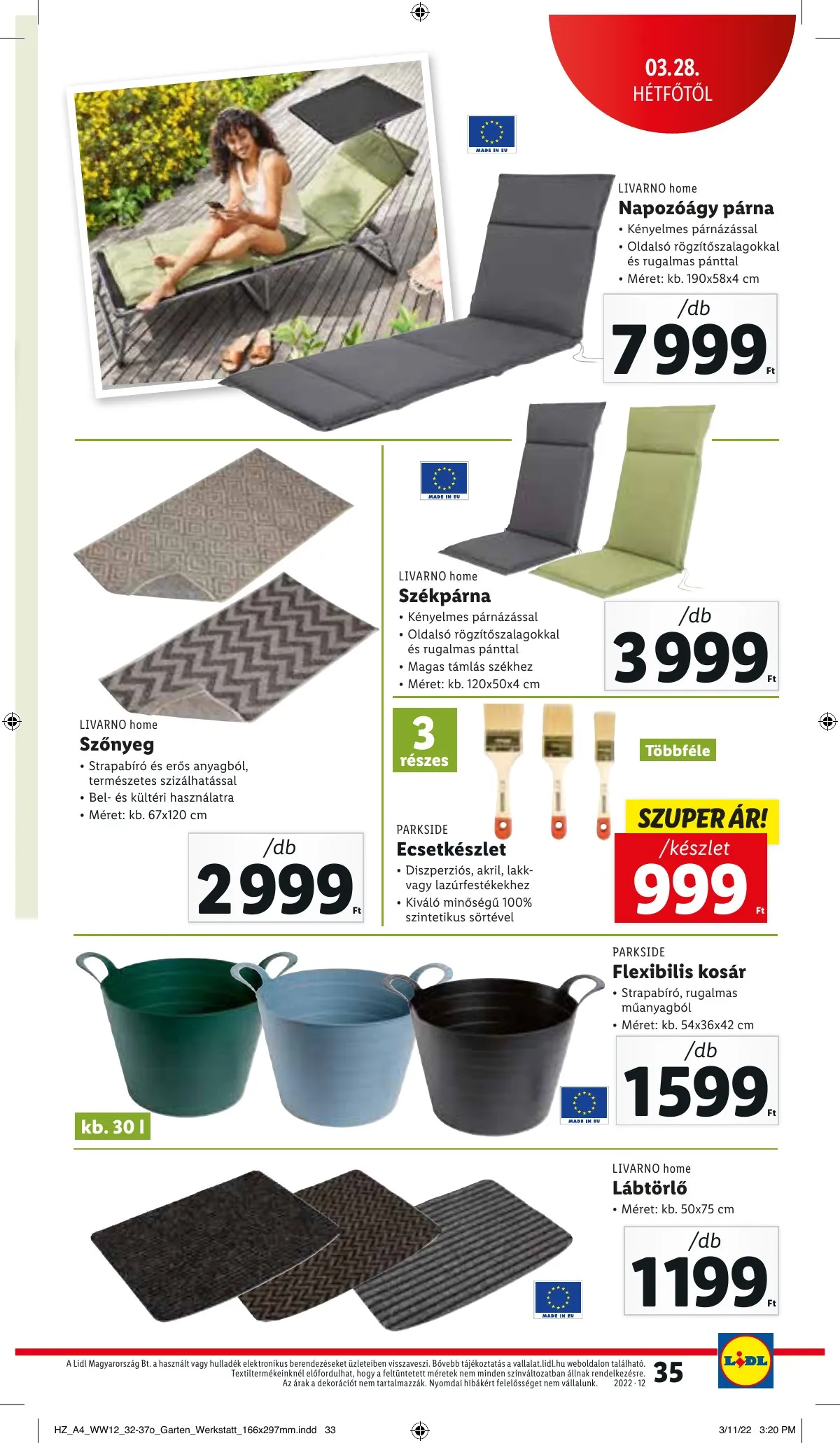 Lidl akciós újság 03.24–03.30 – 35. oldal