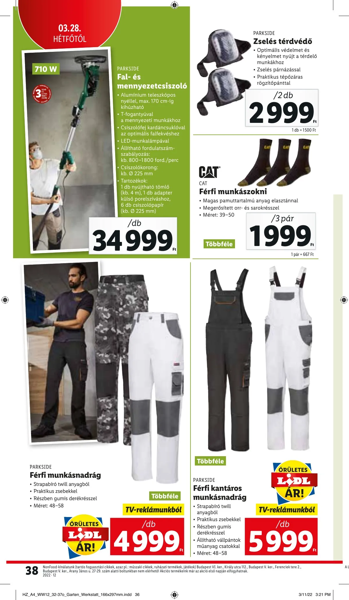 Lidl akciós újság 03.24–03.30 – 38. oldal