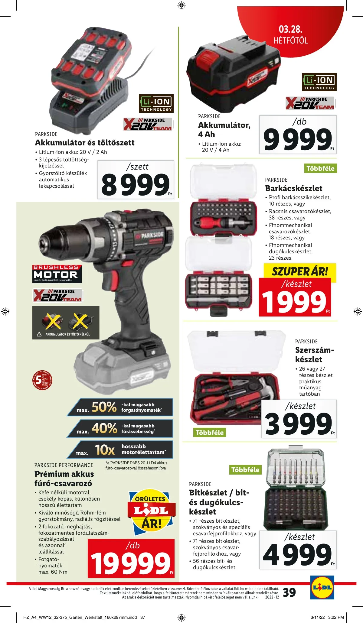 Lidl akciós újság 03.24–03.30 – 39. oldal