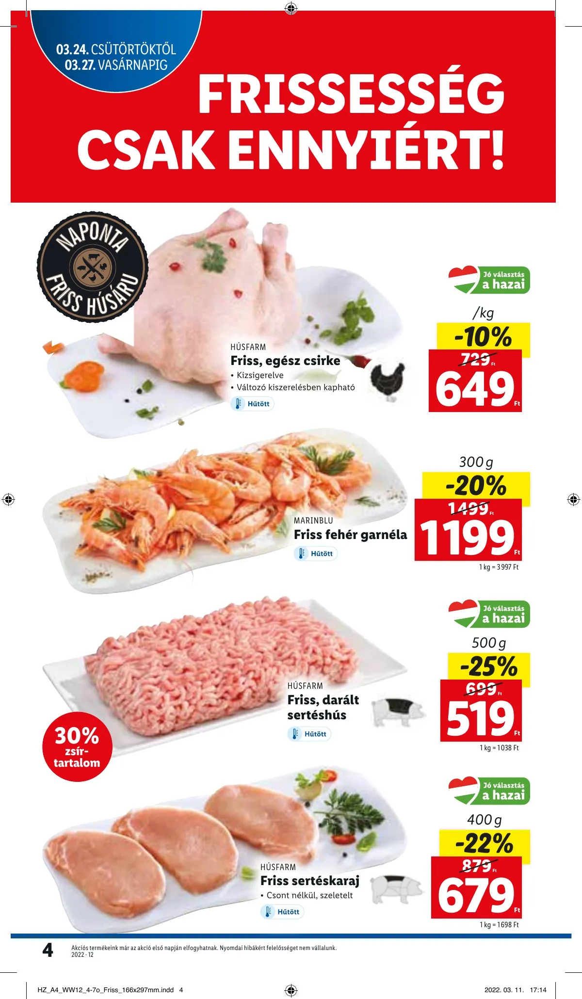 Lidl akciós újság 03.24–03.30 – 4. oldal