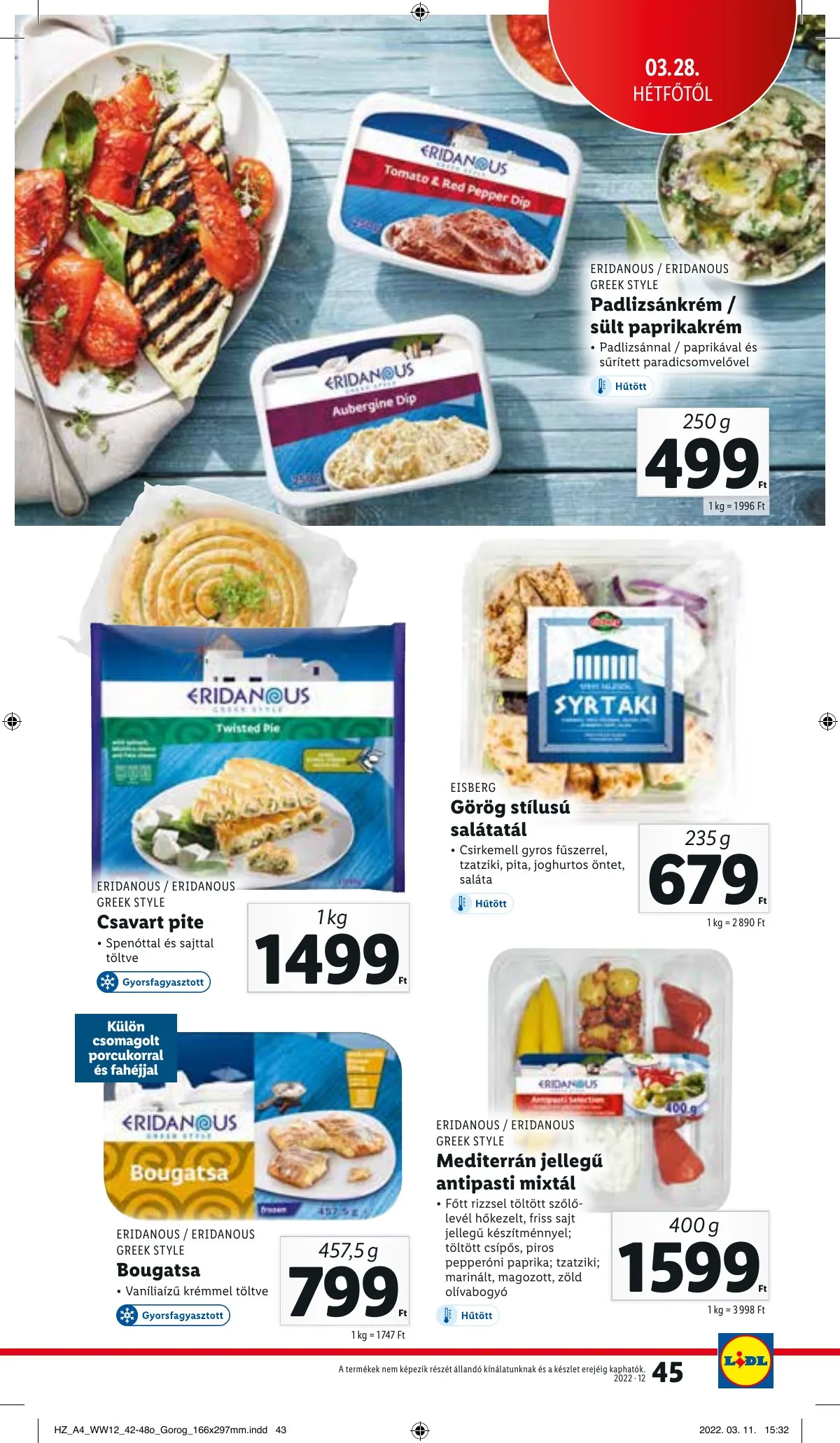 Lidl akciós újság 03.24–03.30 – 45. oldal