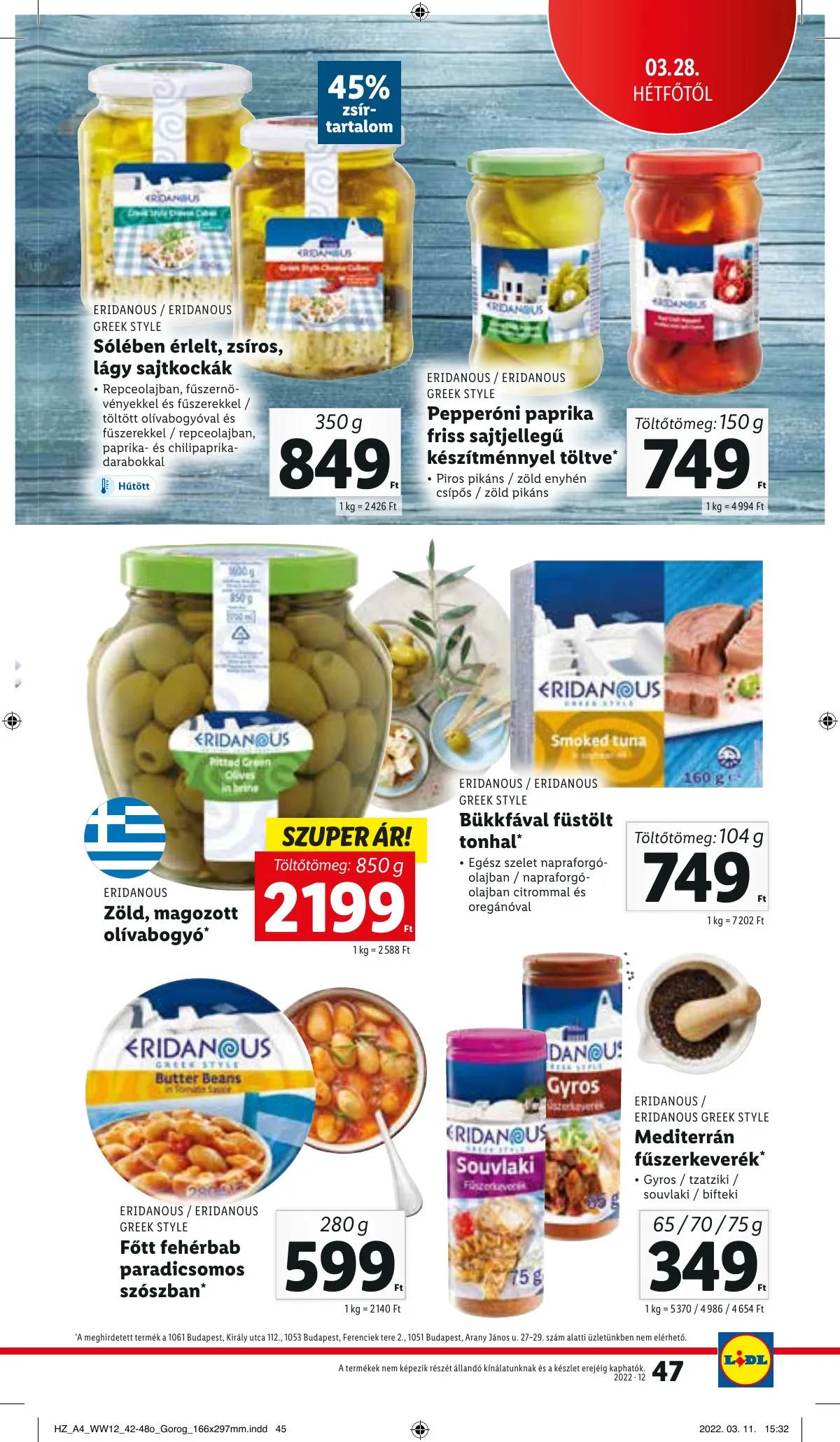 Lidl akciós újság 03.24–03.30 – 47. oldal