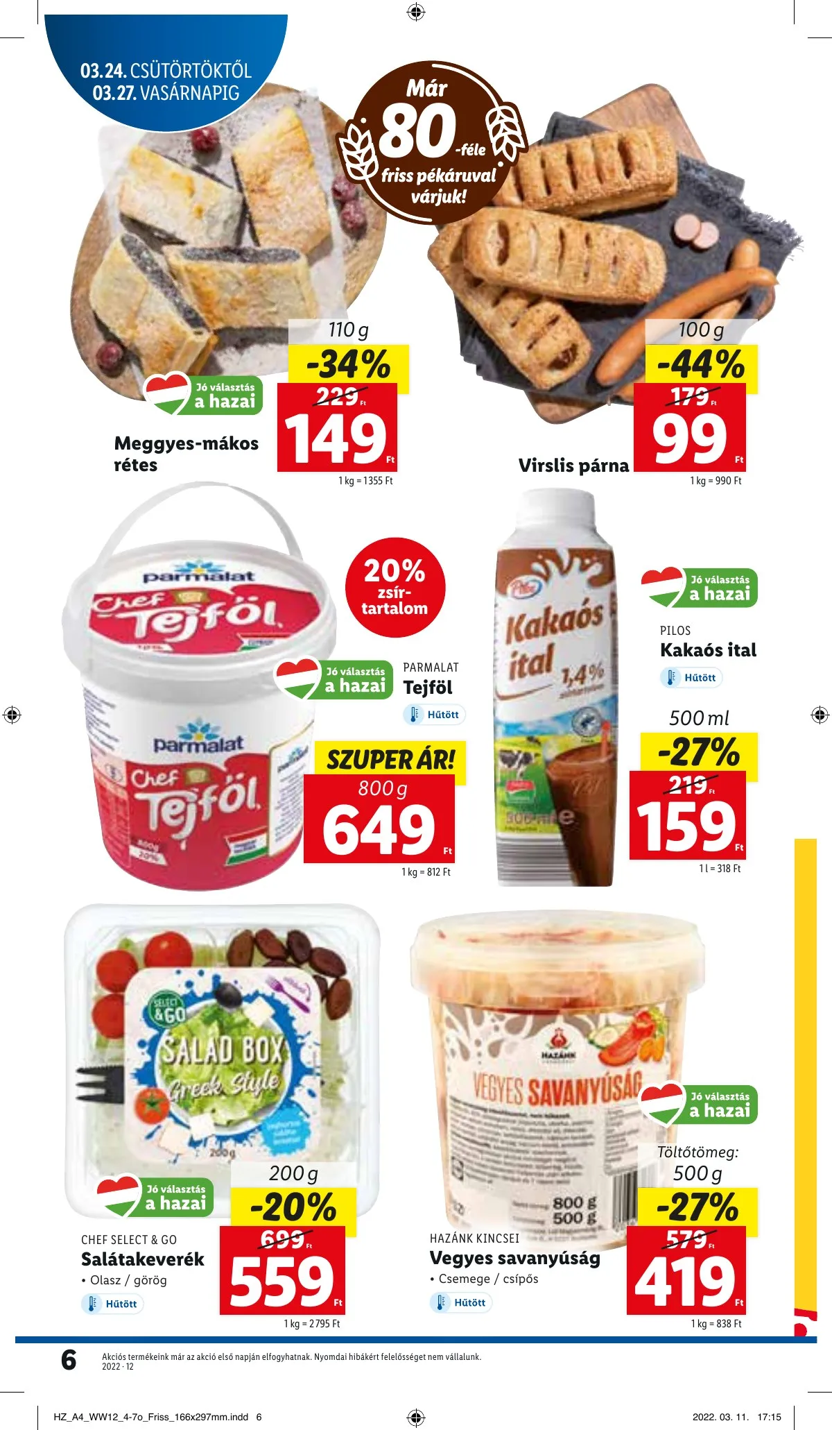 Lidl akciós újság 03.24–03.30 – 6. oldal