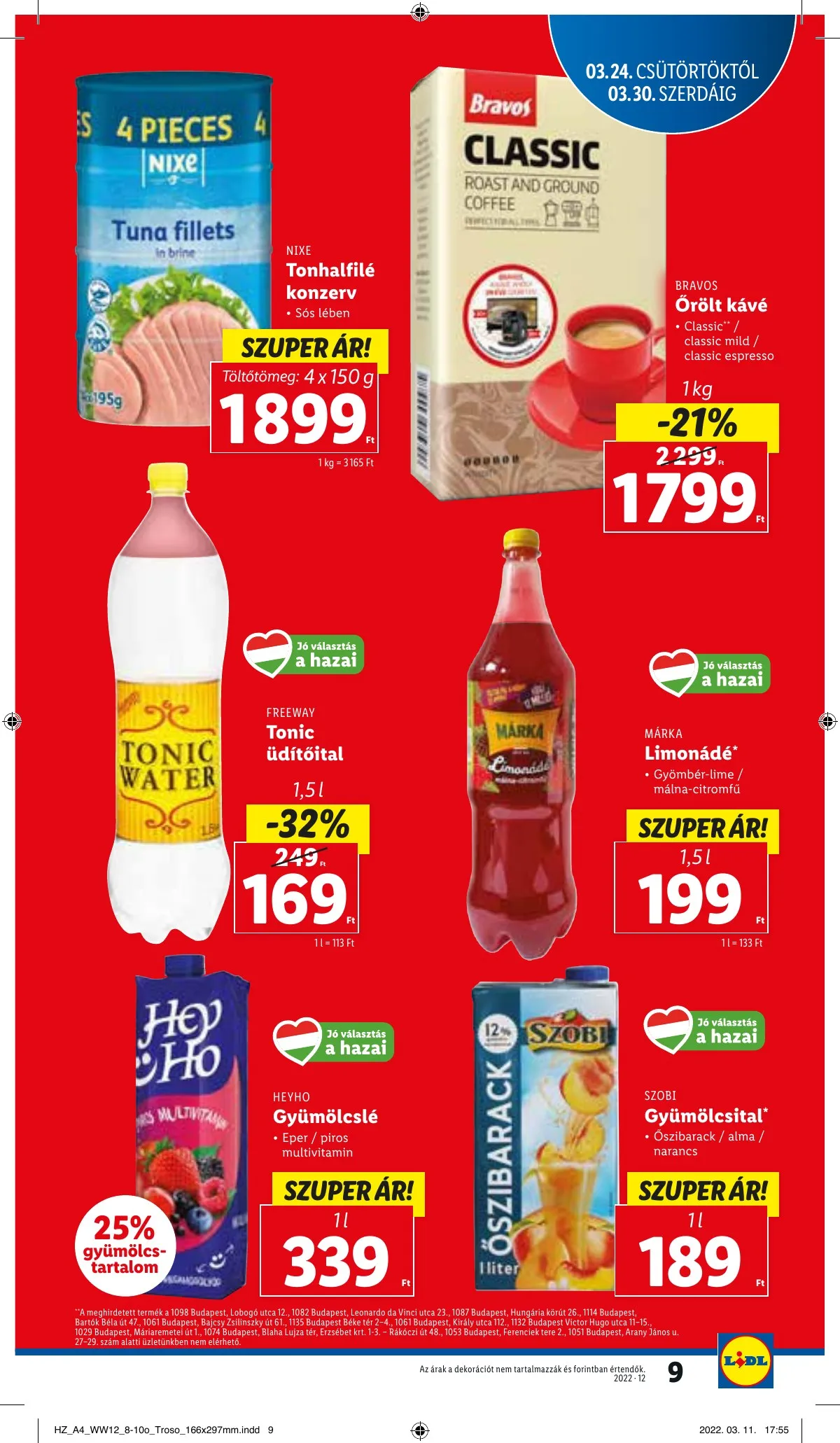 Lidl akciós újság 03.24–03.30 – 9. oldal