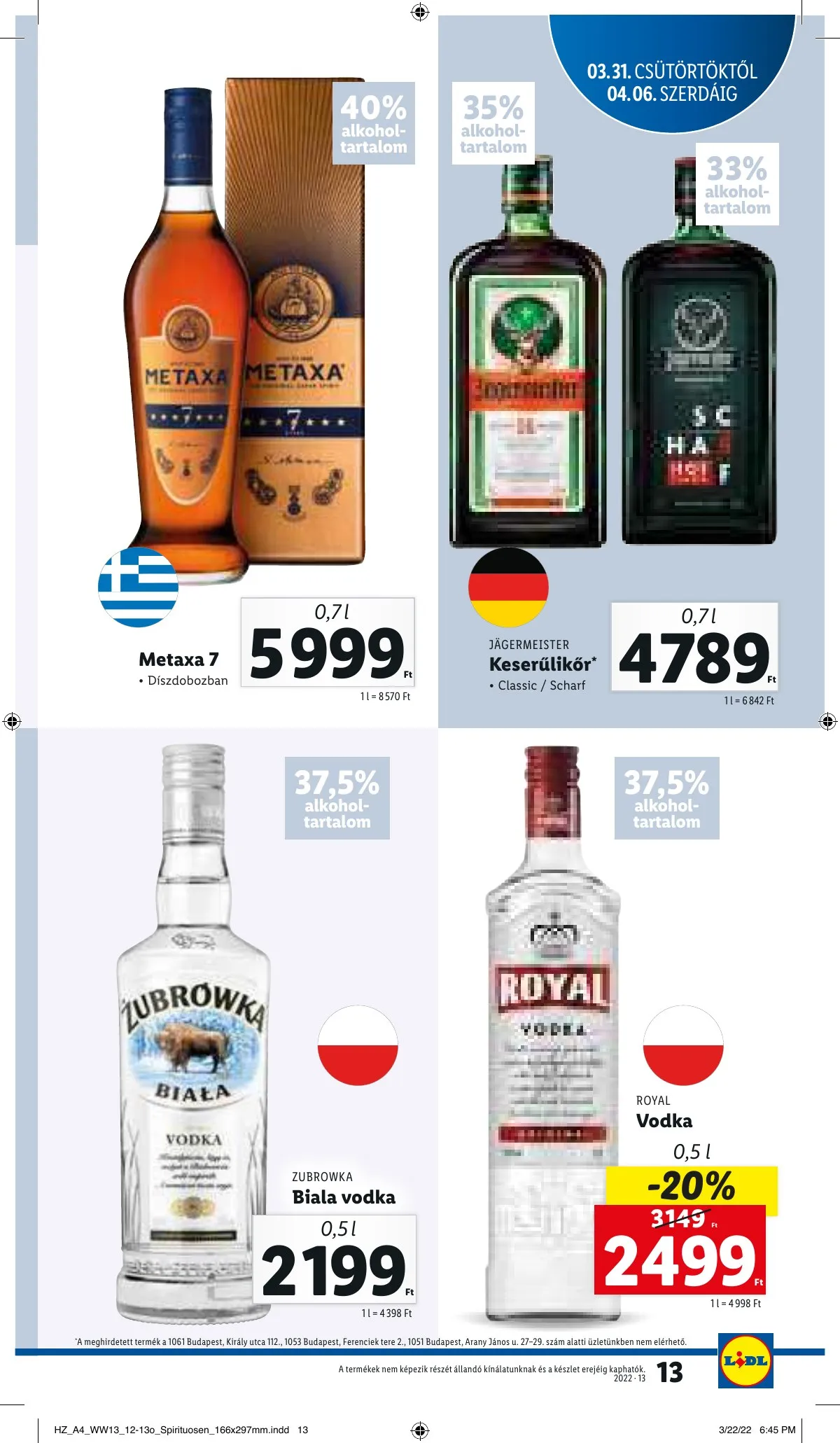 Lidl akciós újság 03.31–04.06 – 13. oldal
