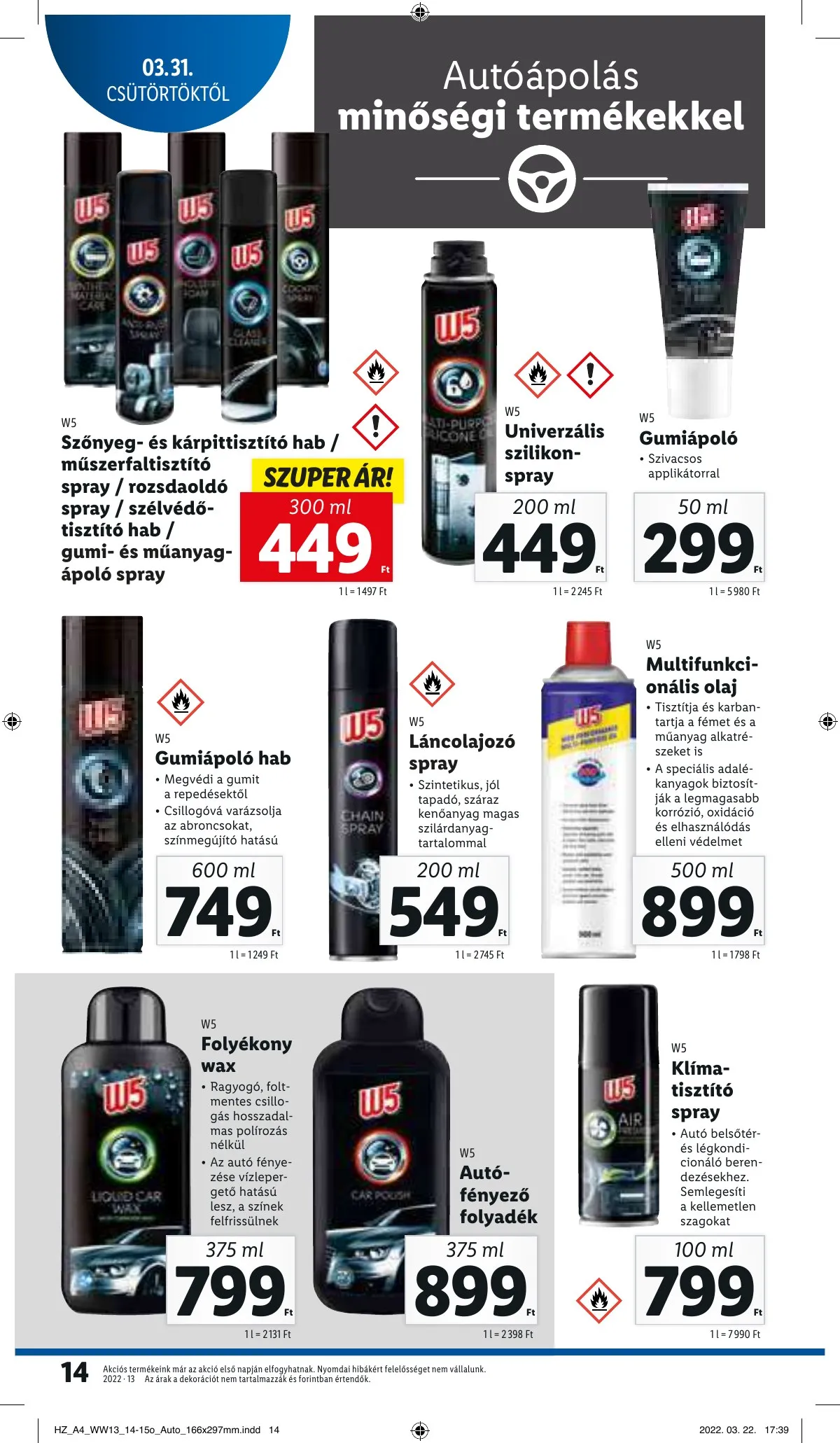 Lidl akciós újság 03.31–04.06 – 14. oldal