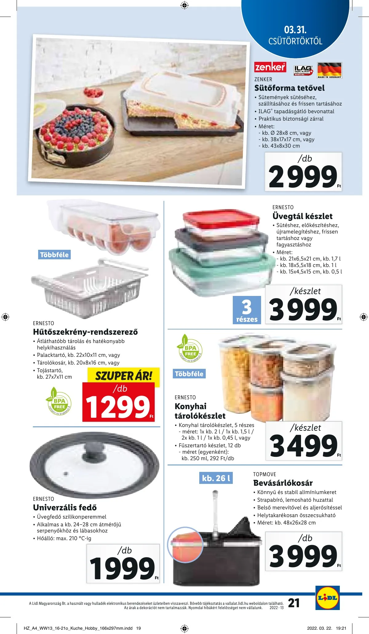 Lidl akciós újság 03.31–04.06 – 21. oldal