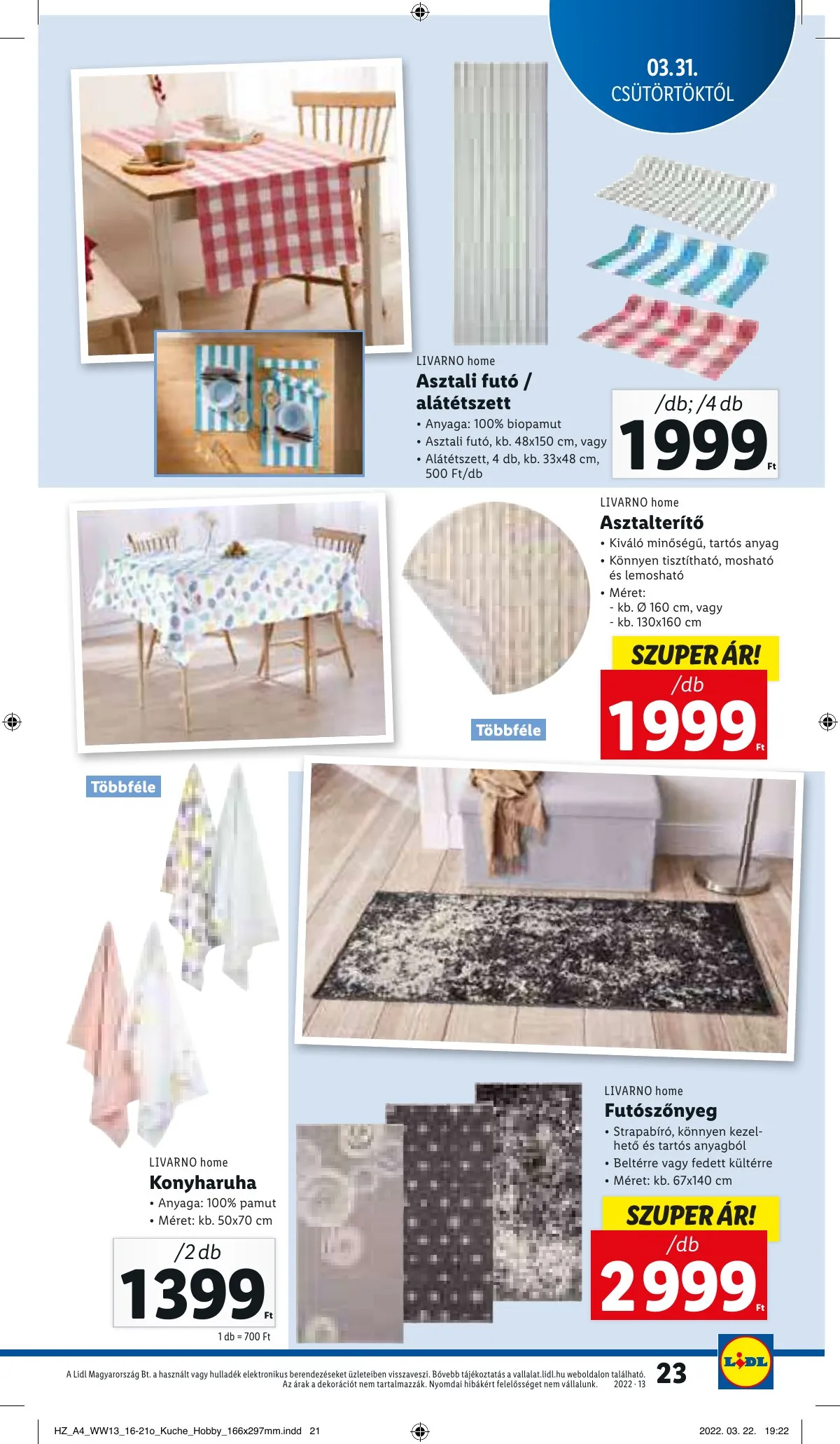 Lidl akciós újság 03.31–04.06 – 23. oldal