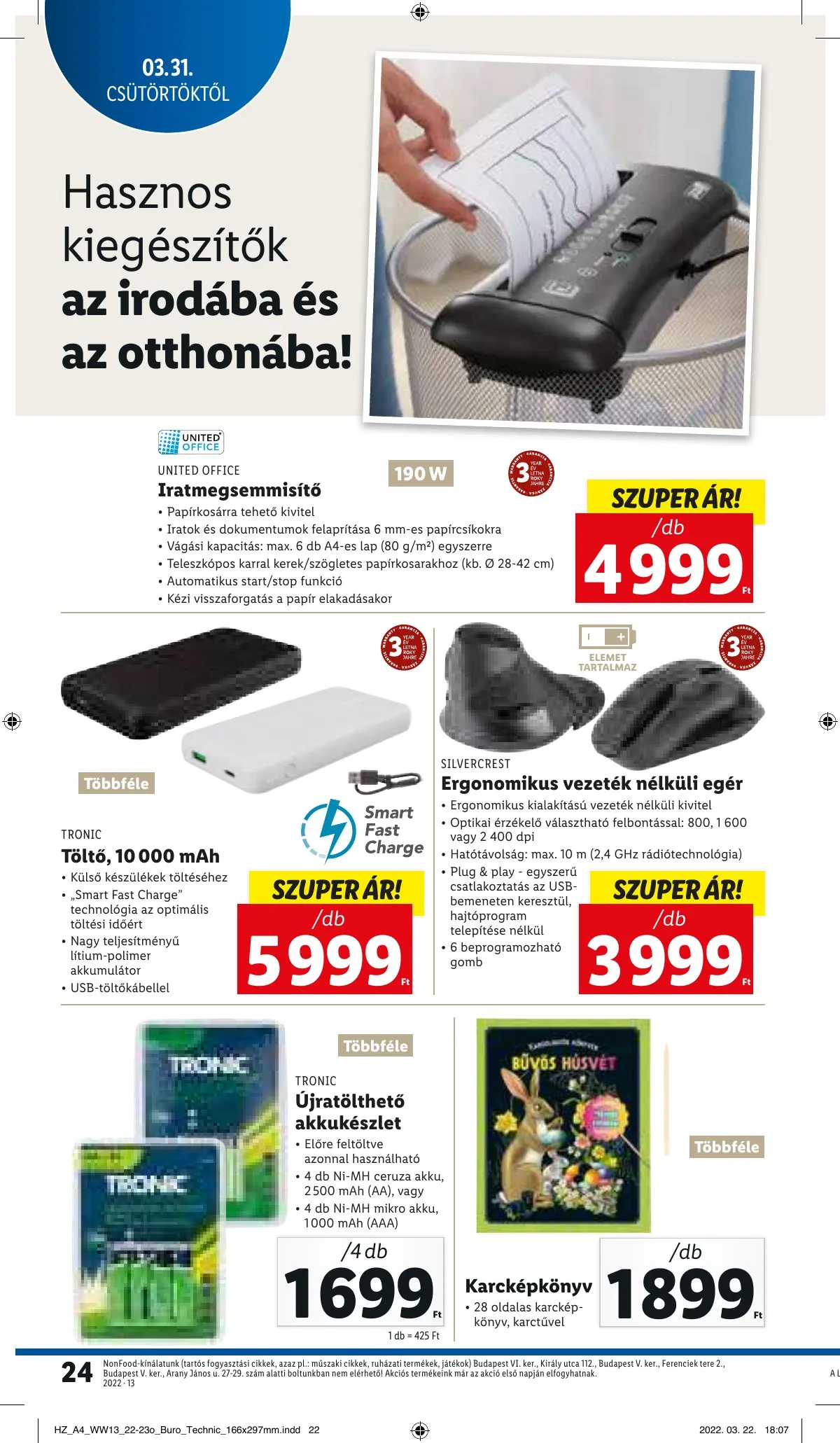 Lidl akciós újság 03.31–04.06 – 24. oldal