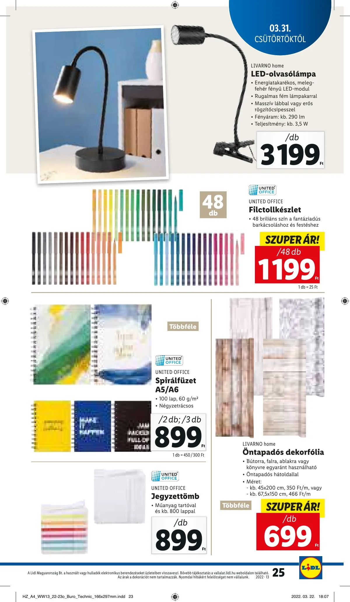 Lidl akciós újság 03.31–04.06 – 25. oldal