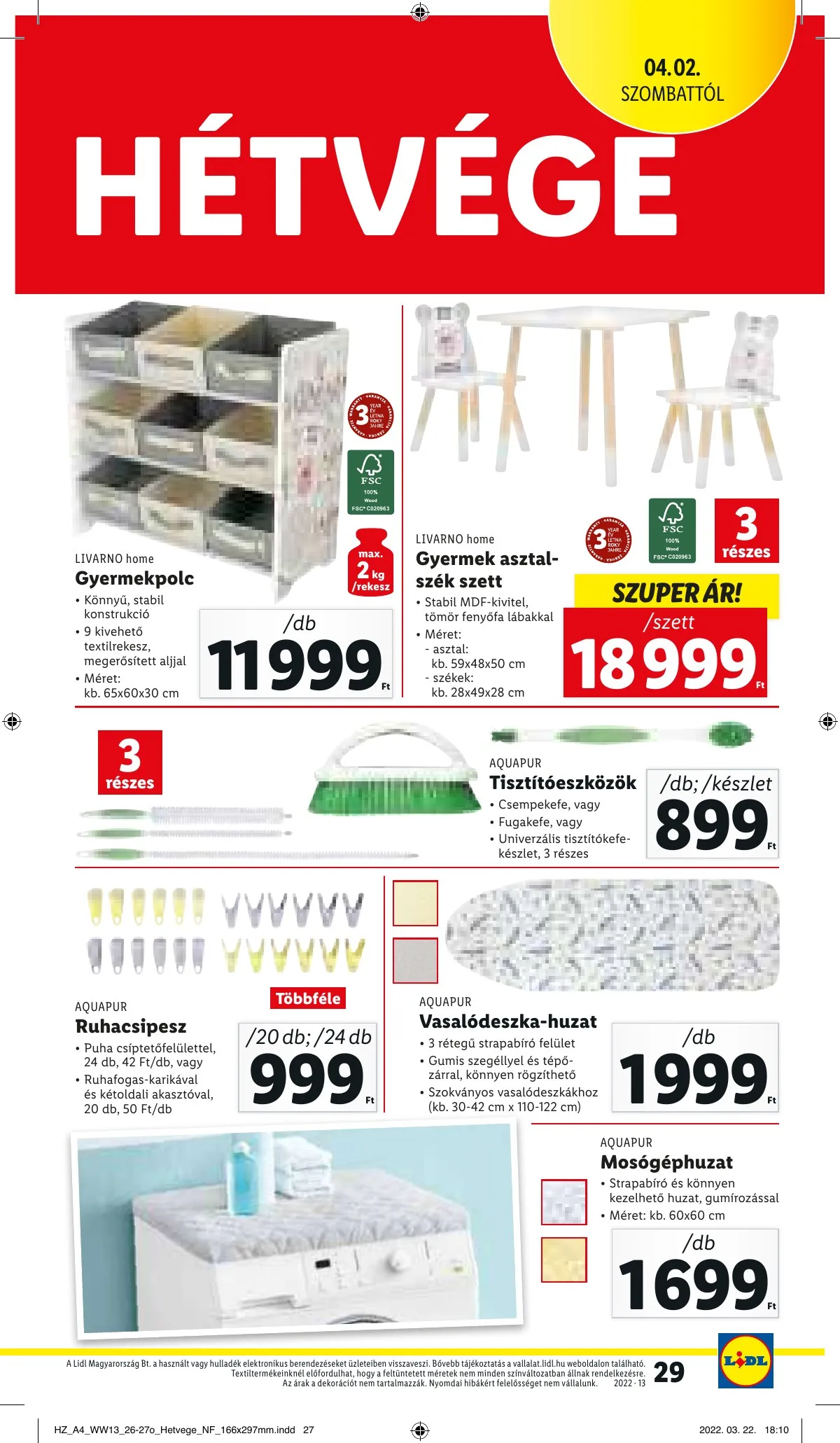 Lidl akciós újság 03.31–04.06 – 29. oldal