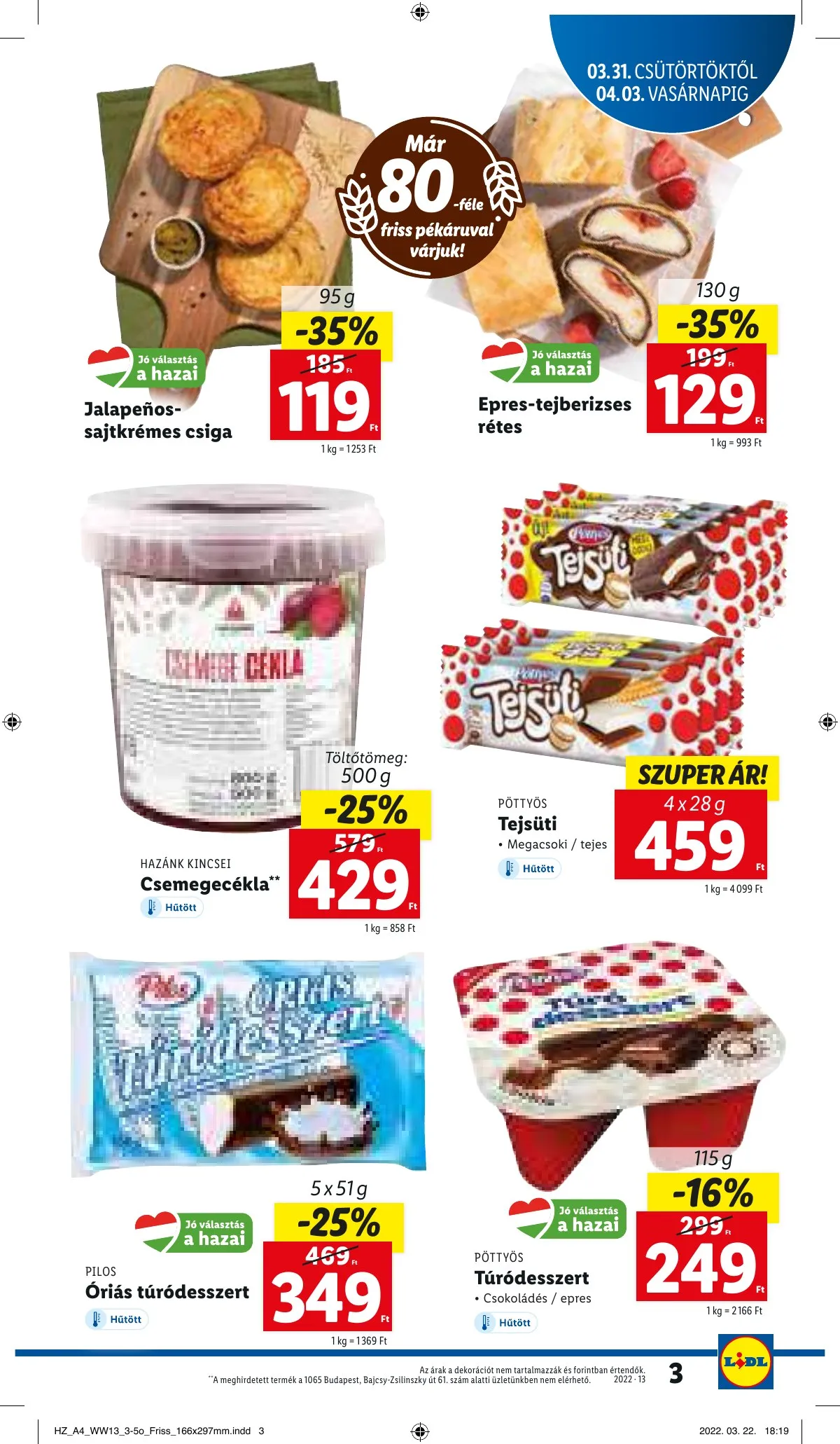 Lidl akciós újság 03.31–04.06 – 3. oldal