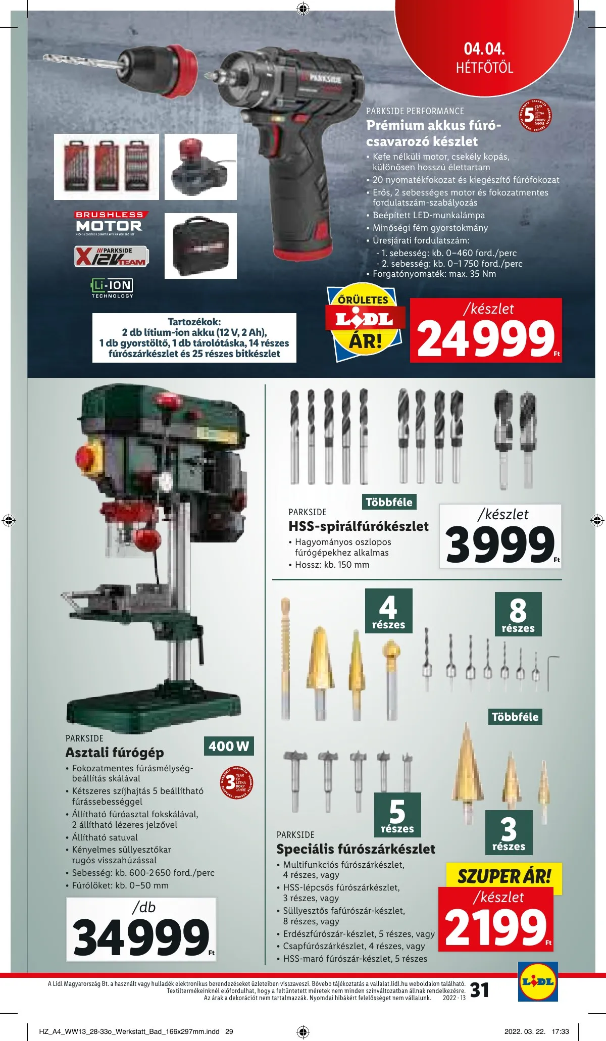 Lidl akciós újság 03.31–04.06 – 31. oldal