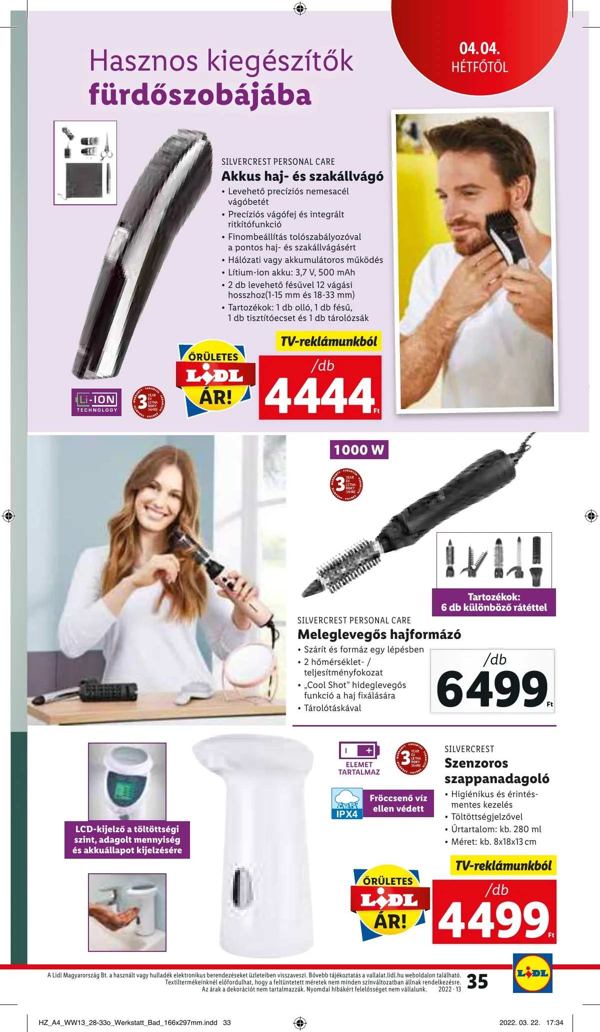 Lidl akciós újság 03.31–04.06 – 35. oldal